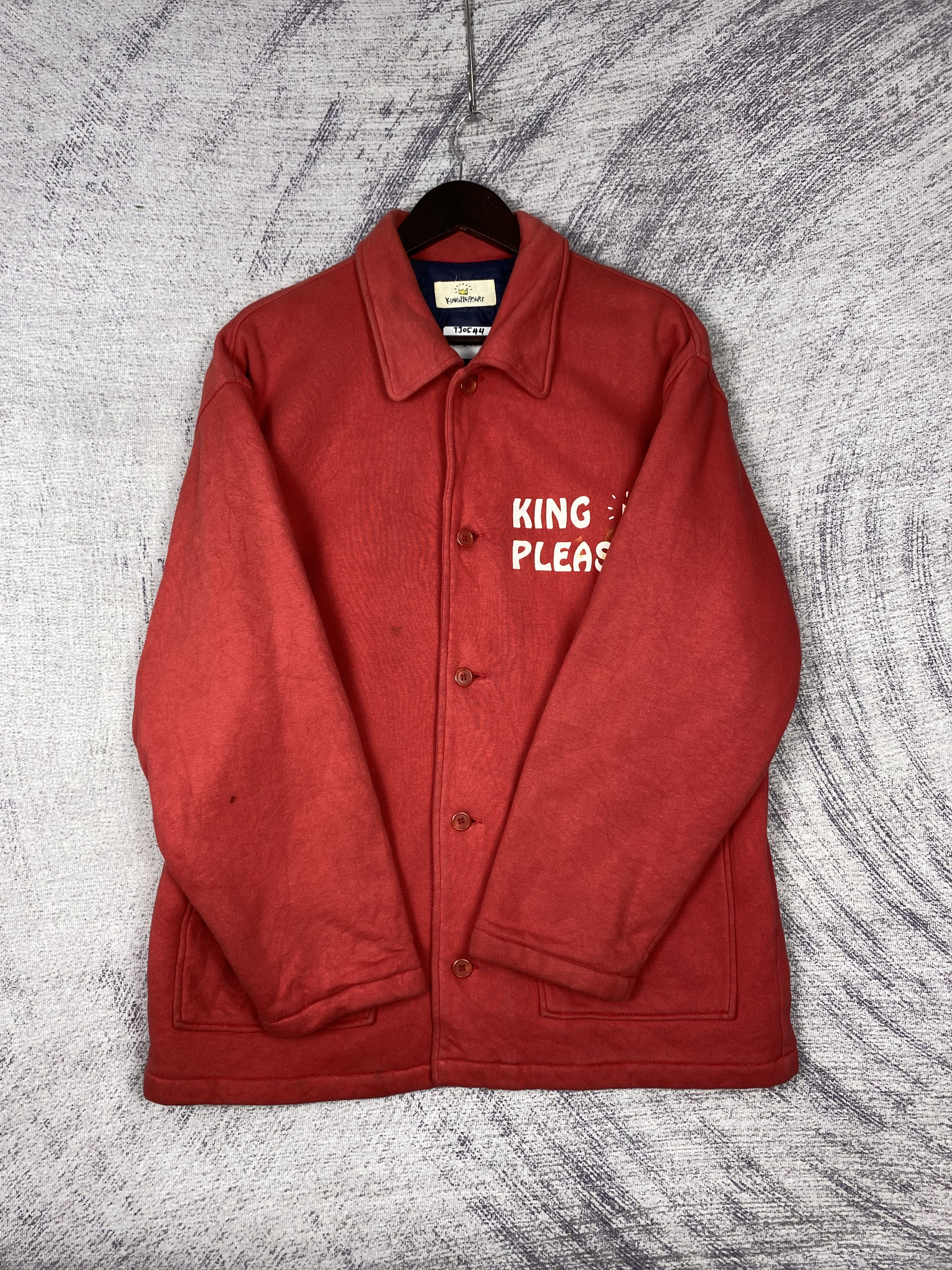 Japanese Brand Vintage King Pleasure Button Up Quilted Lining Field Jacket Size US L / EU 52-54 / 3 - 4 Thumbnail