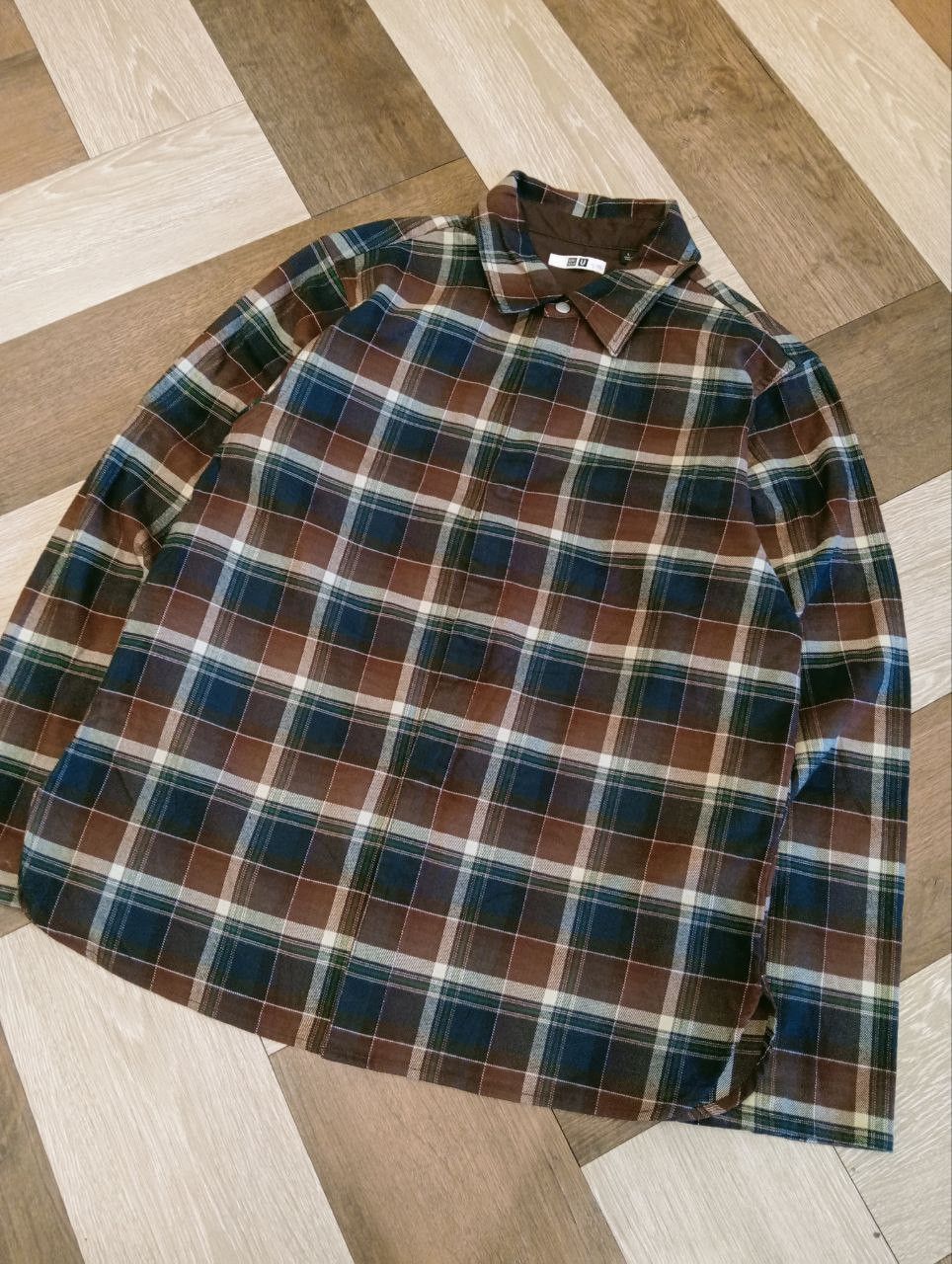 Lemaire × Uniqlo LEMAIRE U X UNIQLO FLANNEL SHIRT - SIZE L Size US L / EU 52-54 / 3 - 3 Thumbnail