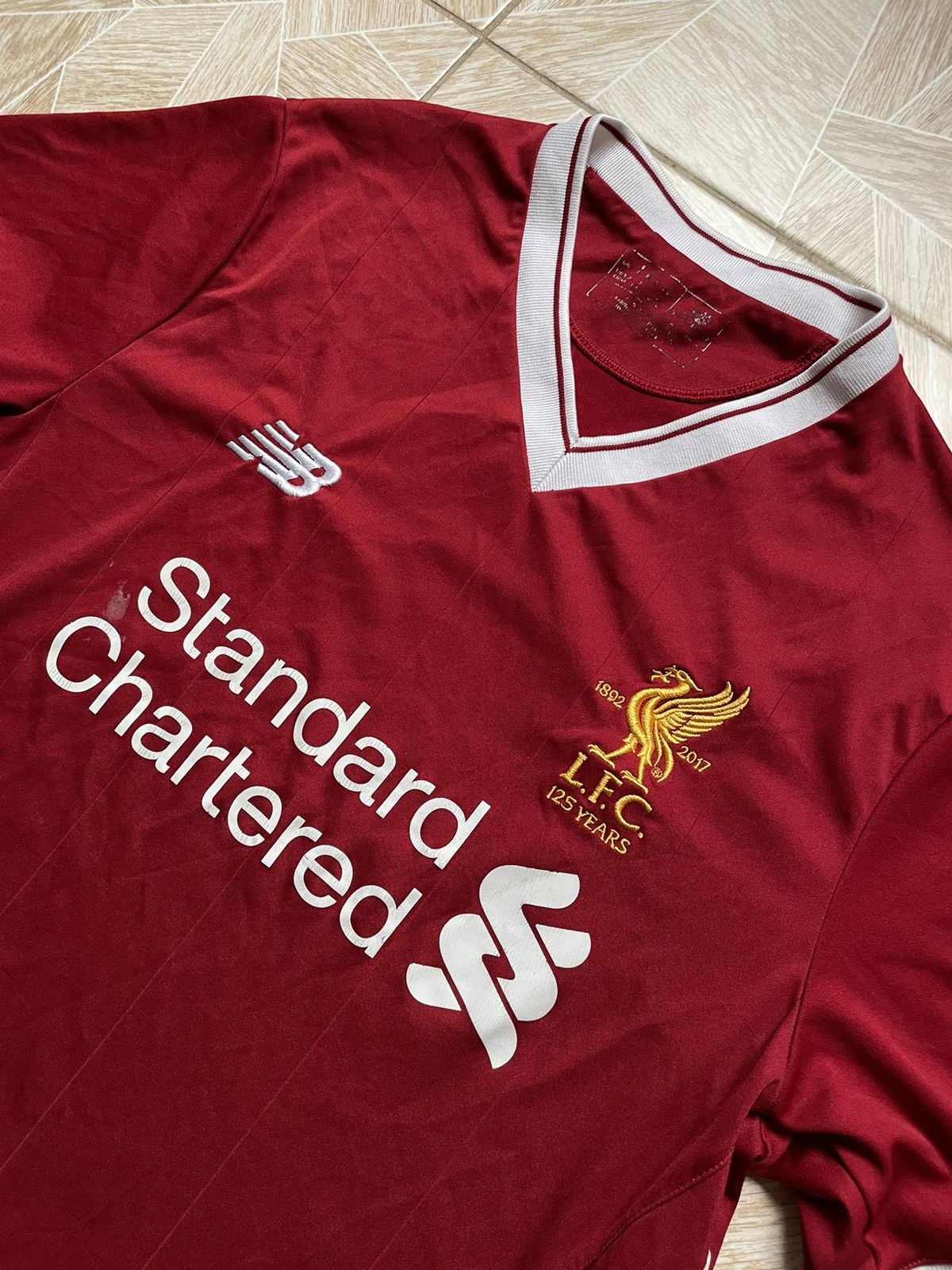 New Balance Y2K Football Fifa 2017-18 New Balance Liverpool FC Home Kit Size US S / EU 44-46 / 1 - 2 Thumbnail