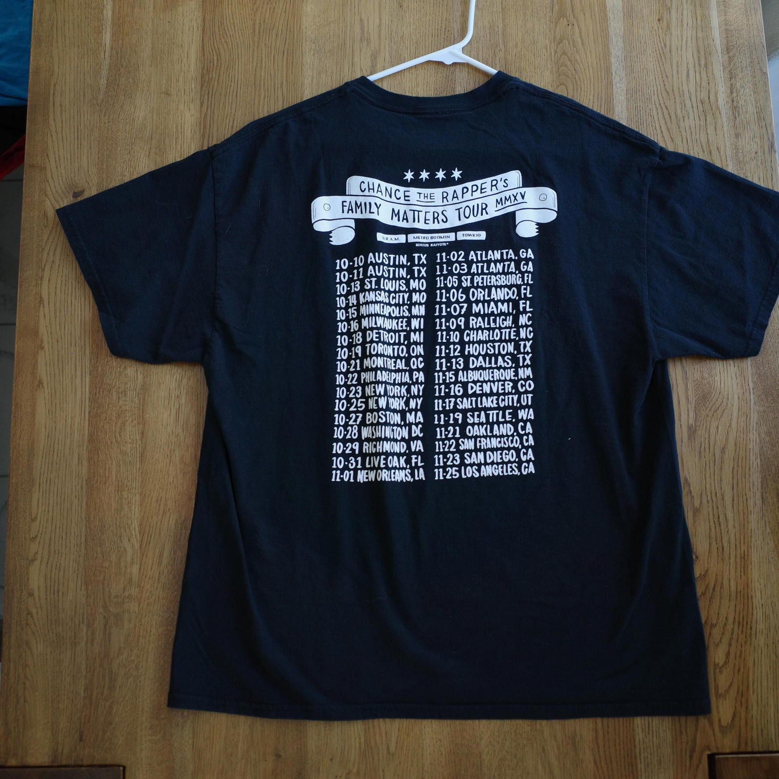 Chance The Rapper Chance The Rapper Family Matters Tour T-shirt Large Size US L / EU 52-54 / 3 - 1 Thumbnail