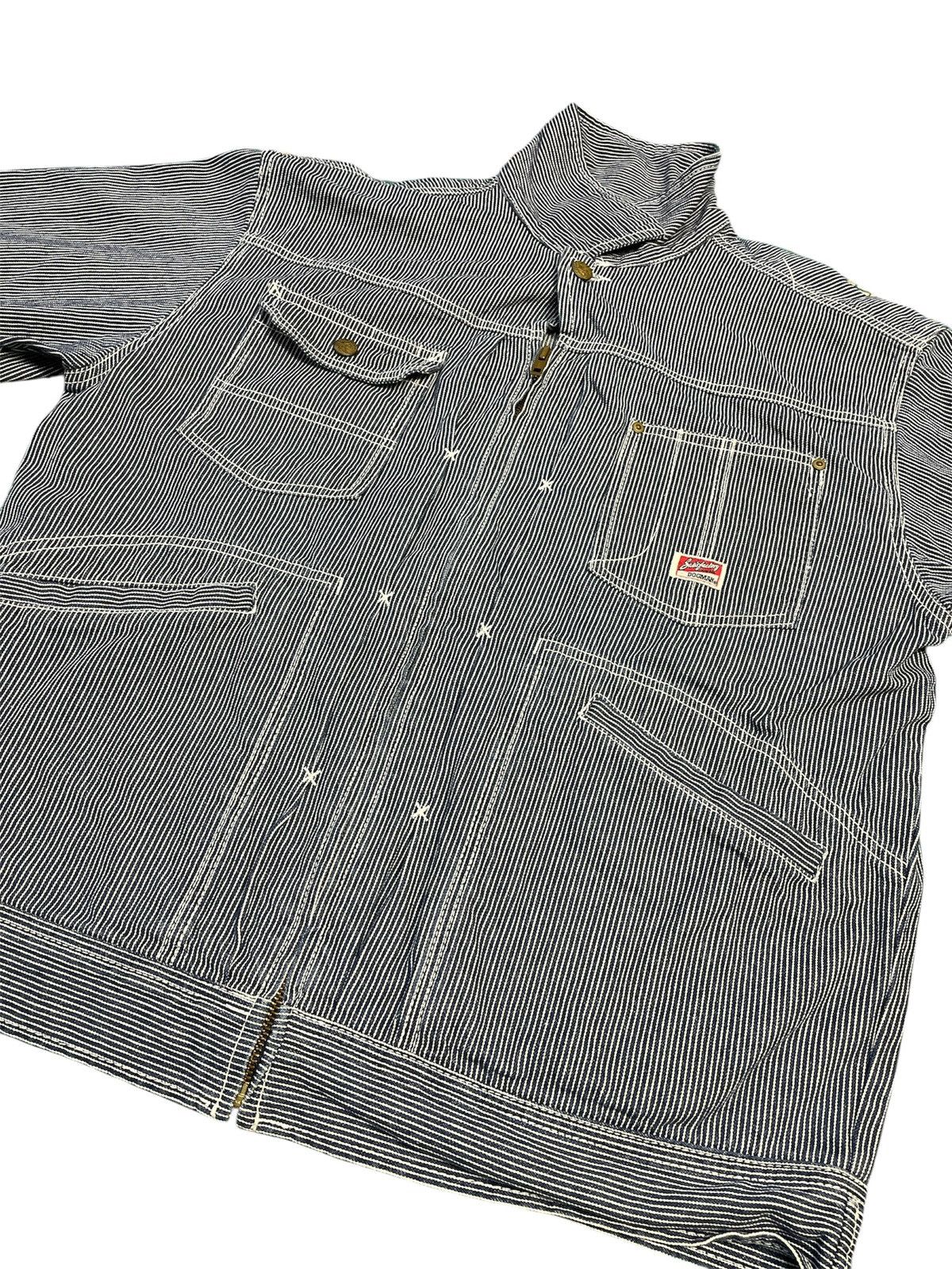 Japanese Brand Vintage Dogman Hickory Jacket Demin Worker Size US L / EU 52-54 / 3 - 2 Thumbnail