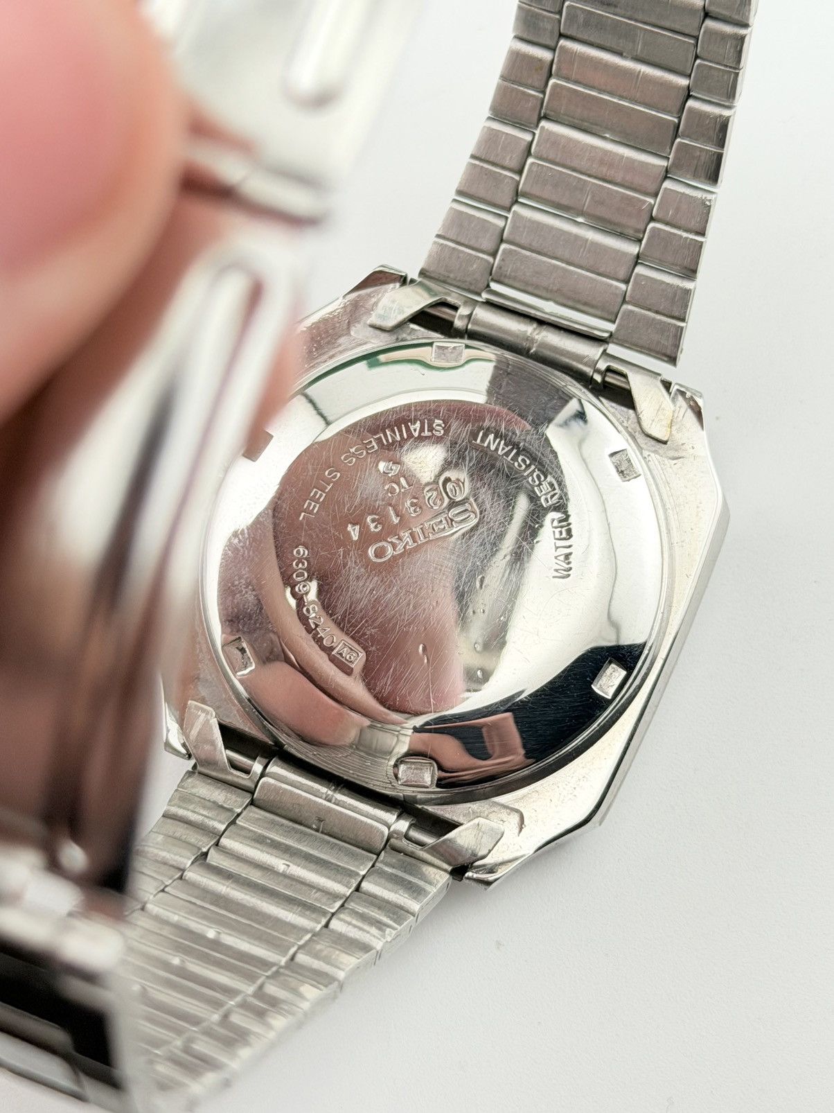 Seiko Vintage Seiko 5 Automatic Watch Gray Dial Wristwatch Size 36 - 6 Thumbnail