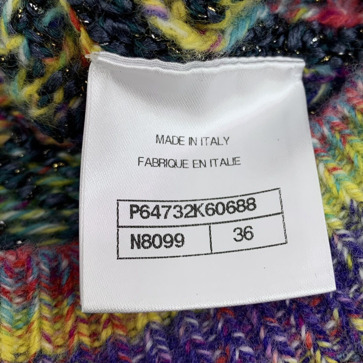 Chanel Chanel Colorful Houndstooth Wool Woven Tank Top K26WX Size XS / US 0-2 / IT 36-38 - 6 Thumbnail