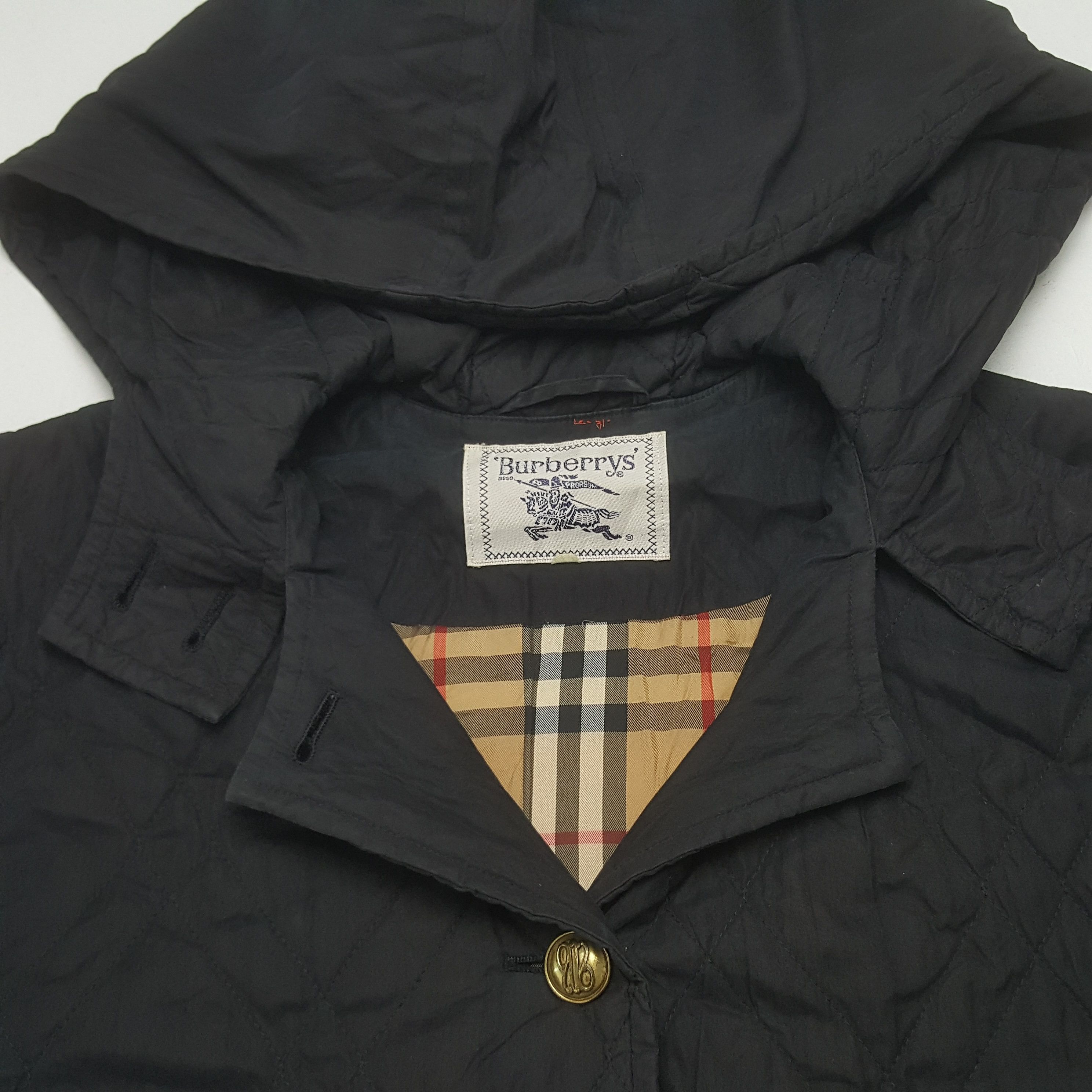 Burberry Vintage Burberrys Custom Spell Out Jacket Hoodie Size L / US 10 / IT 46 - 5 Thumbnail