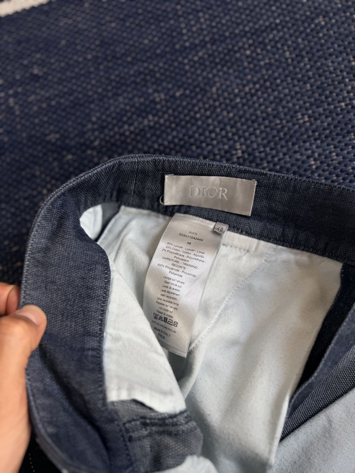 Dior SS21 Denim Cargo Pants Size US 30 / EU 46 - 7 Thumbnail