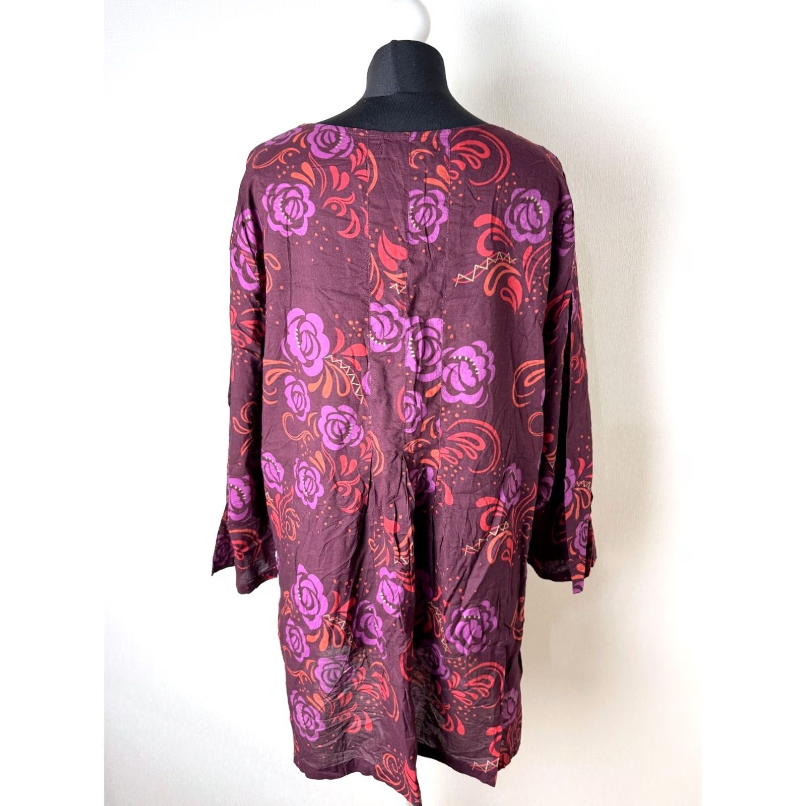 Vintage Gudrun Sjoden Blouse Tunic Shirt XL Womens Multicoloured Long Sleeve Size XL / US 12-14 / IT 48-50 - 5 Thumbnail