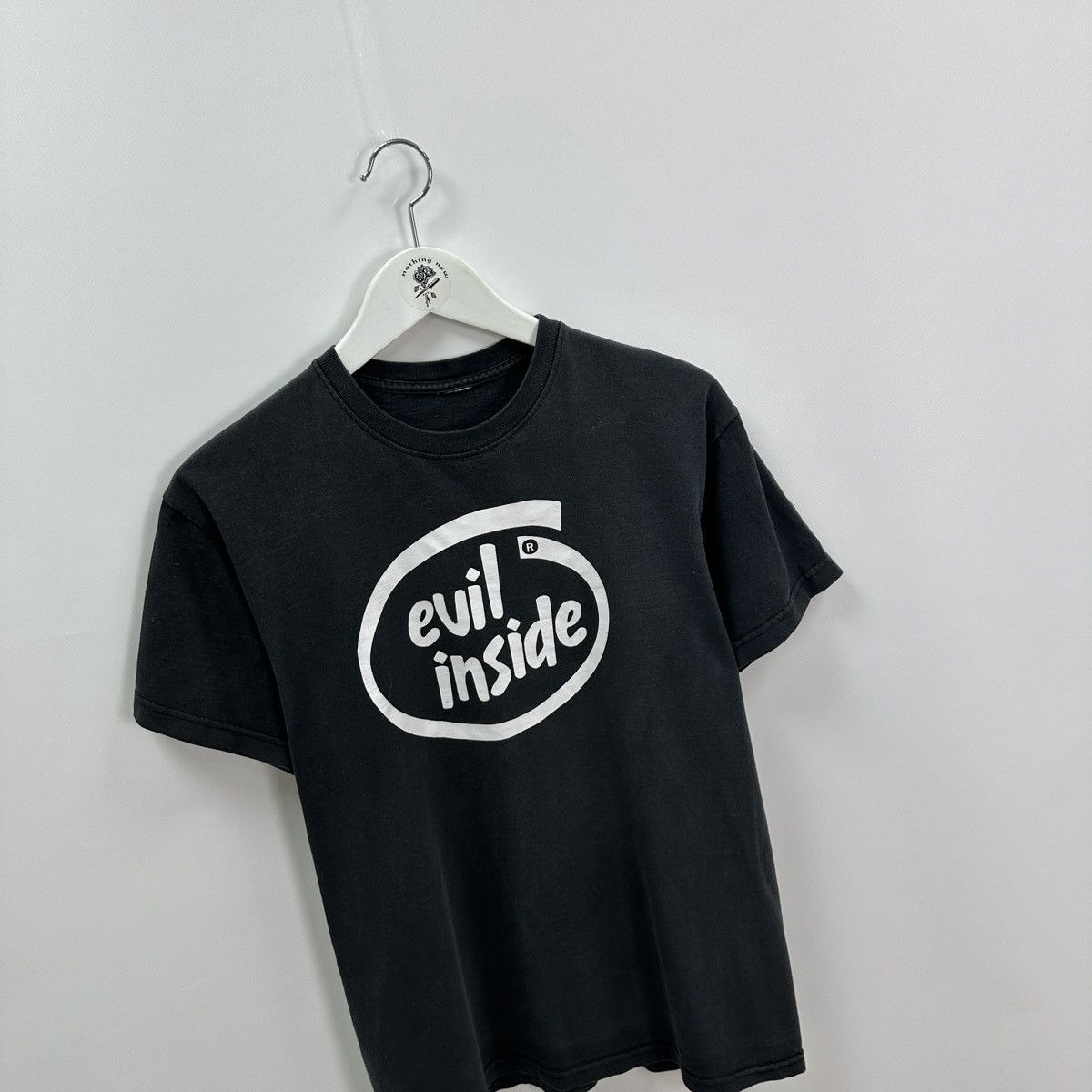 Microsoft Vintage 00s washed Evil Inside Intel humor tee y2k og Hype Size US M / EU 48-50 / 2 - 3 Thumbnail
