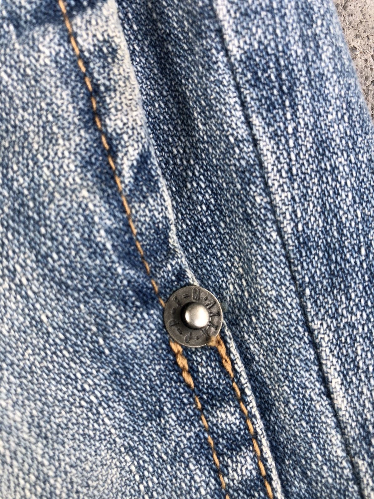 PPFM Japanese PPFM Double Waist Distressed Jeans Size US 33 - 16 Thumbnail