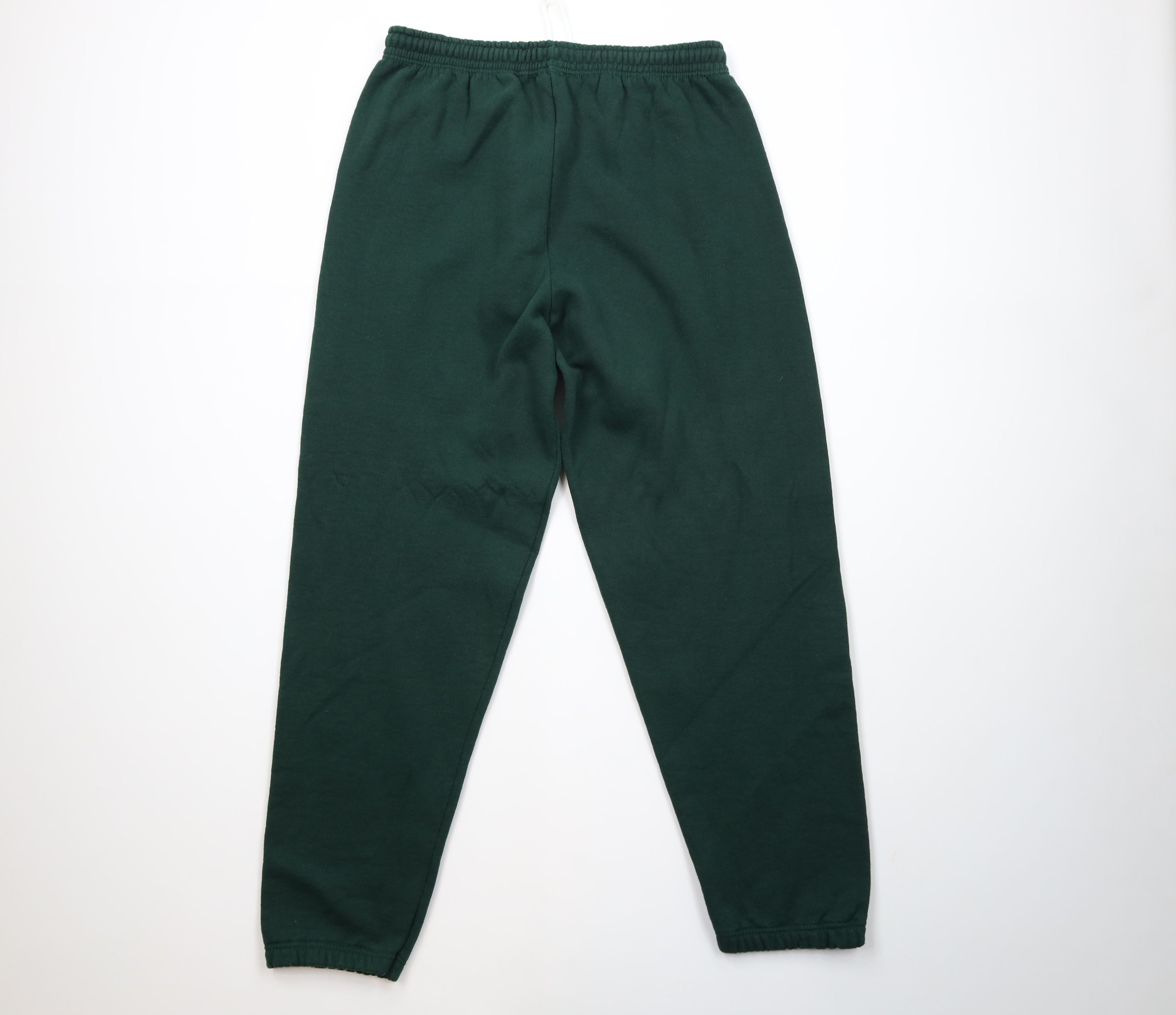 Vintage Vintage 90s Streetwear Heavyweight Sweatpants Green USA Size US 38 / EU 54 - 10 Thumbnail