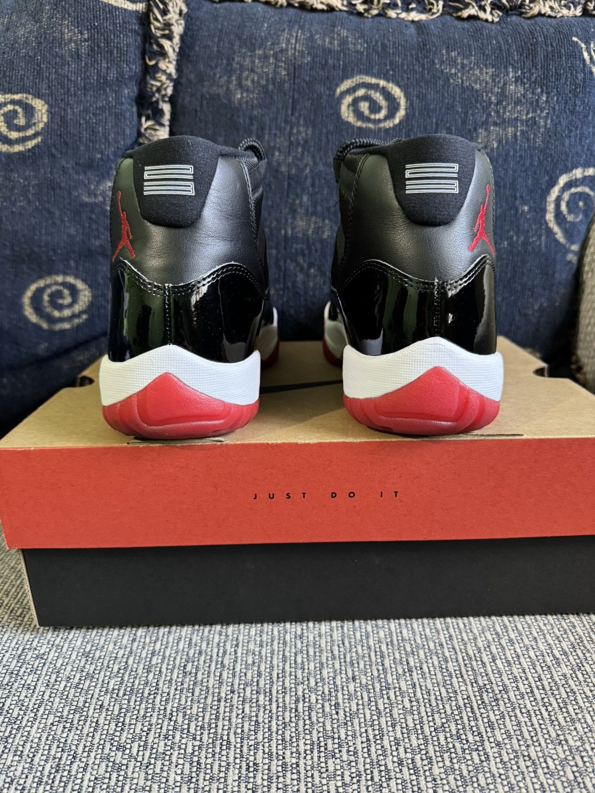 Jordan Brand Jordan 11 Bred 2019 Size US 9 / EU 42 - 13 Thumbnail