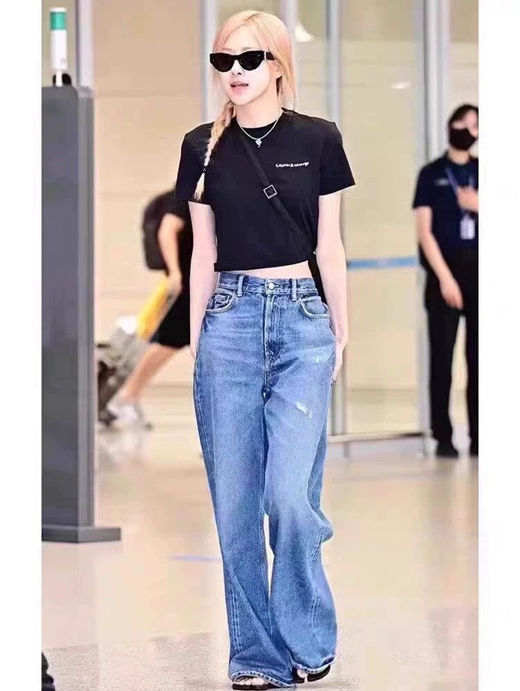 Acne Studios Acne Studios High-Waist Wide-Leg Jeans-dmc Size US 26 / EU 42 - 1 Thumbnail