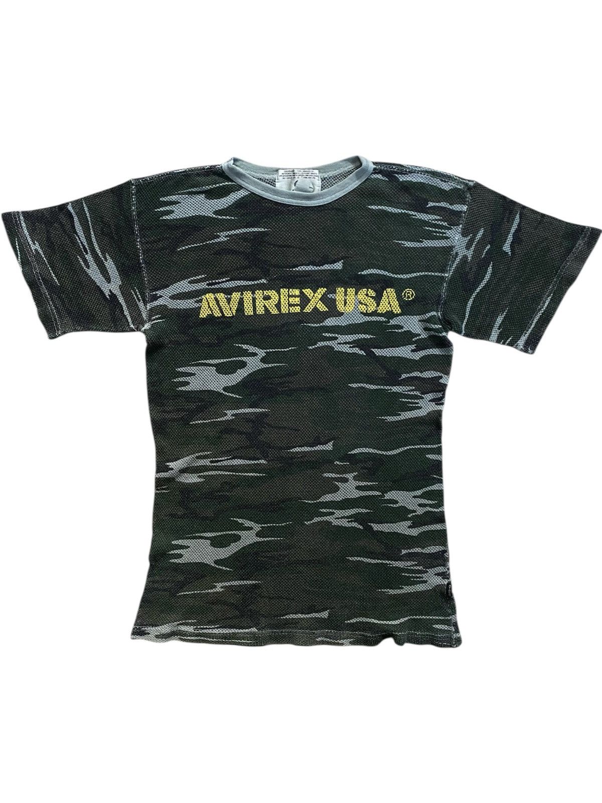 Avirex × Vintage Vintage Avirex USA Mesh Fishnet Tee Size US M / EU 48-50 / 2 - 1 Thumbnail