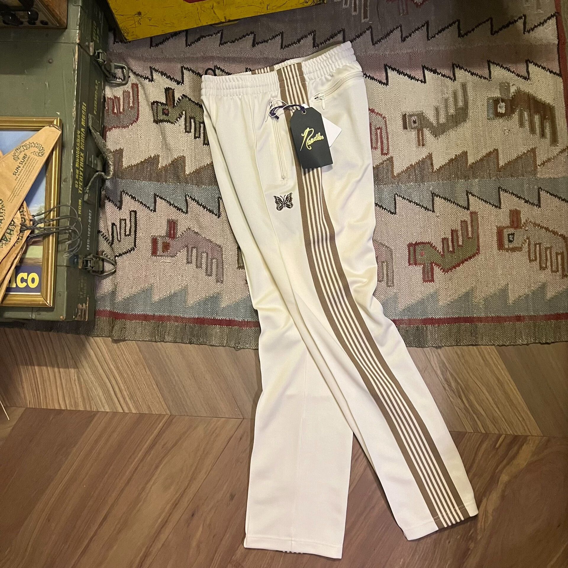 Needles New Needles Athletic Pants in White Size US 26 / EU 42 - 1 Thumbnail