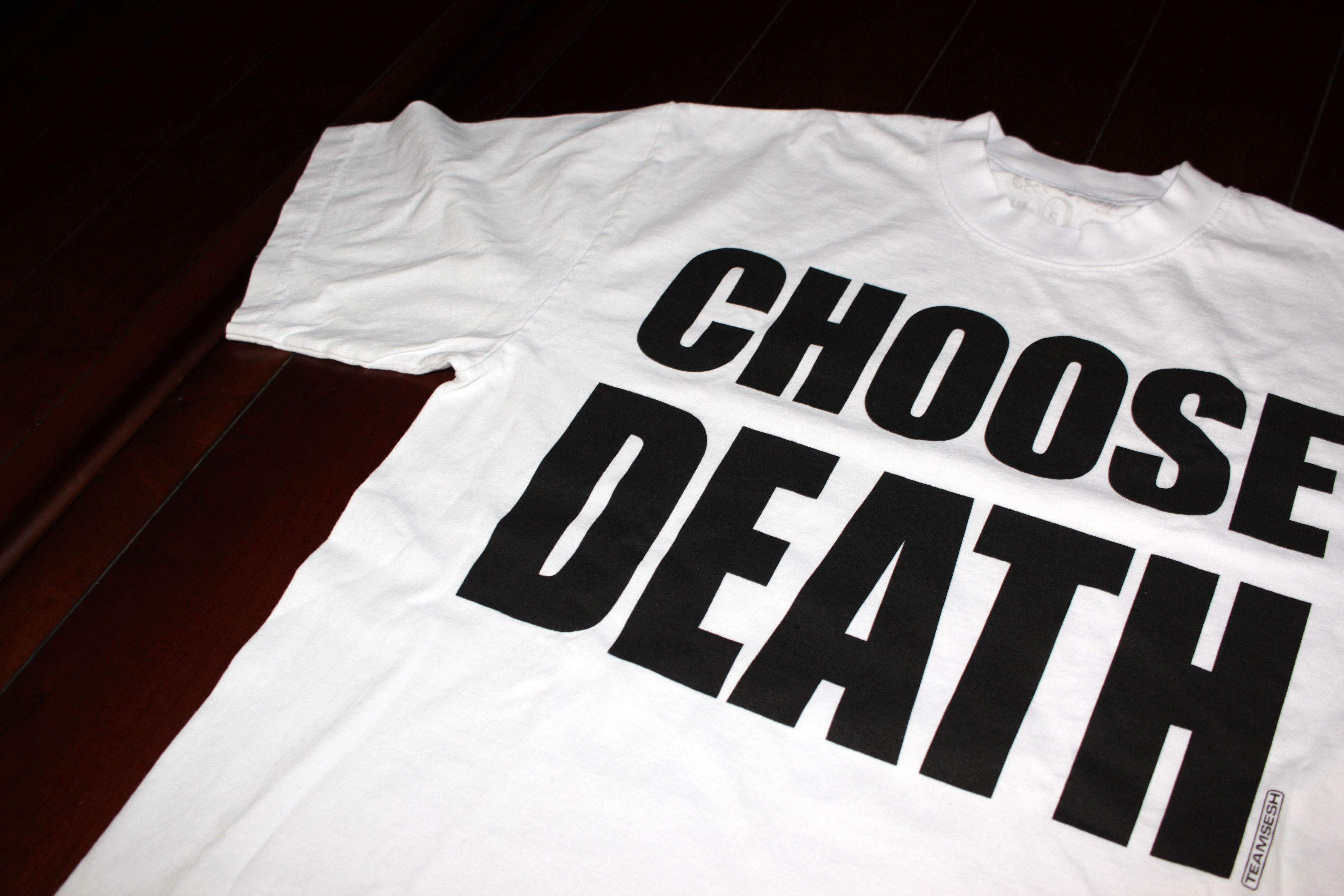 Bones × TeamSESH TeamSESH "CHOOSE DEATH" T-Shirt Size US S / EU 44-46 / 1 - 4 Thumbnail