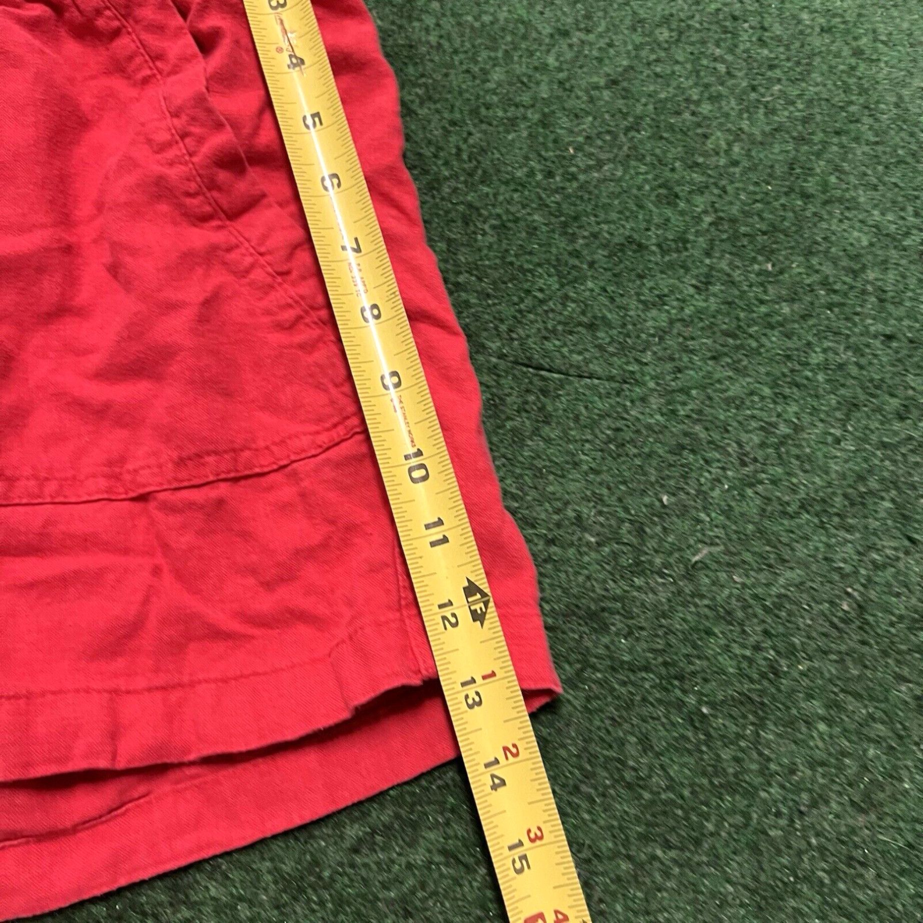 Nautica Nautica Shorts Womens Size M Red Linen Blend Pockets Casual Size 32" / US 10 / IT 46 - 5 Thumbnail