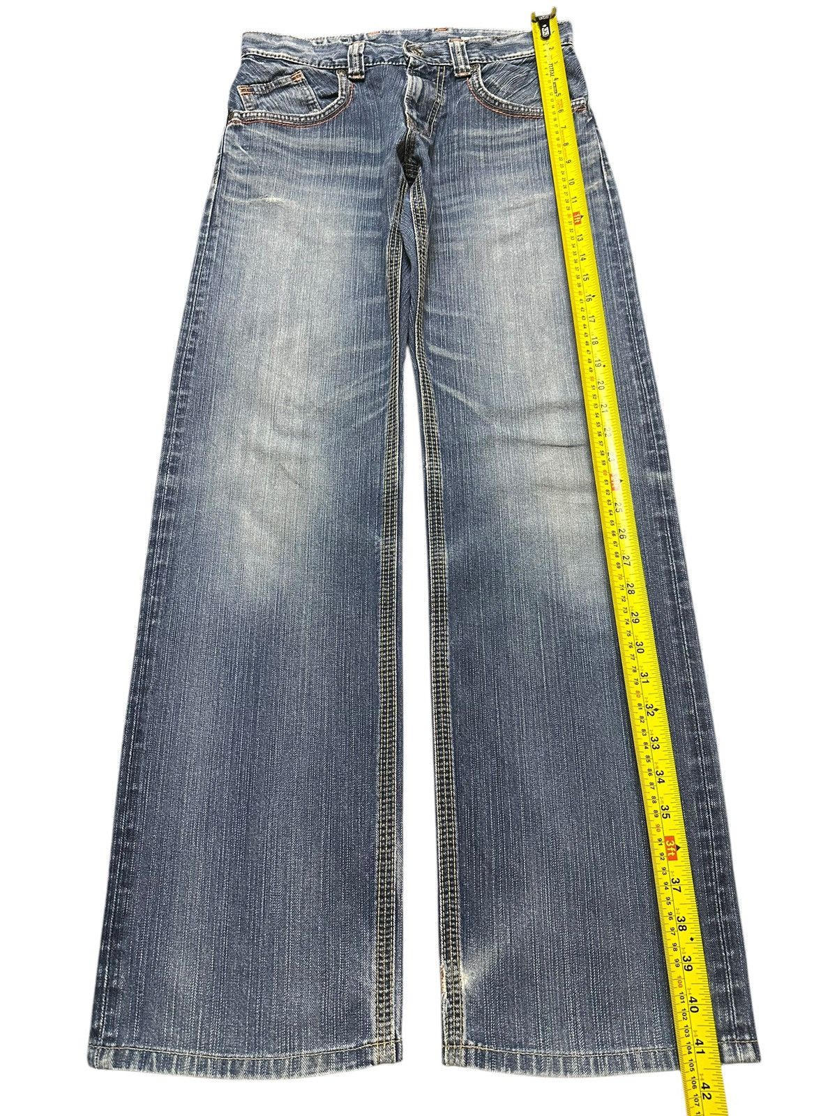 Edwin Edwin XV Exclusive Vintage Blue Faded Wash Style Loose Fits Size US 30 / EU 46 - 12 Thumbnail