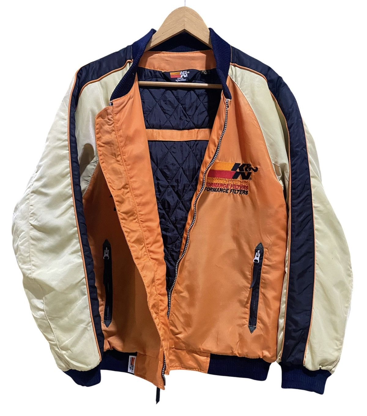 Japanese Brand Vintage K&N Performance Official Racing Bombers Team Size US L / EU 52-54 / 3 - 3 Thumbnail