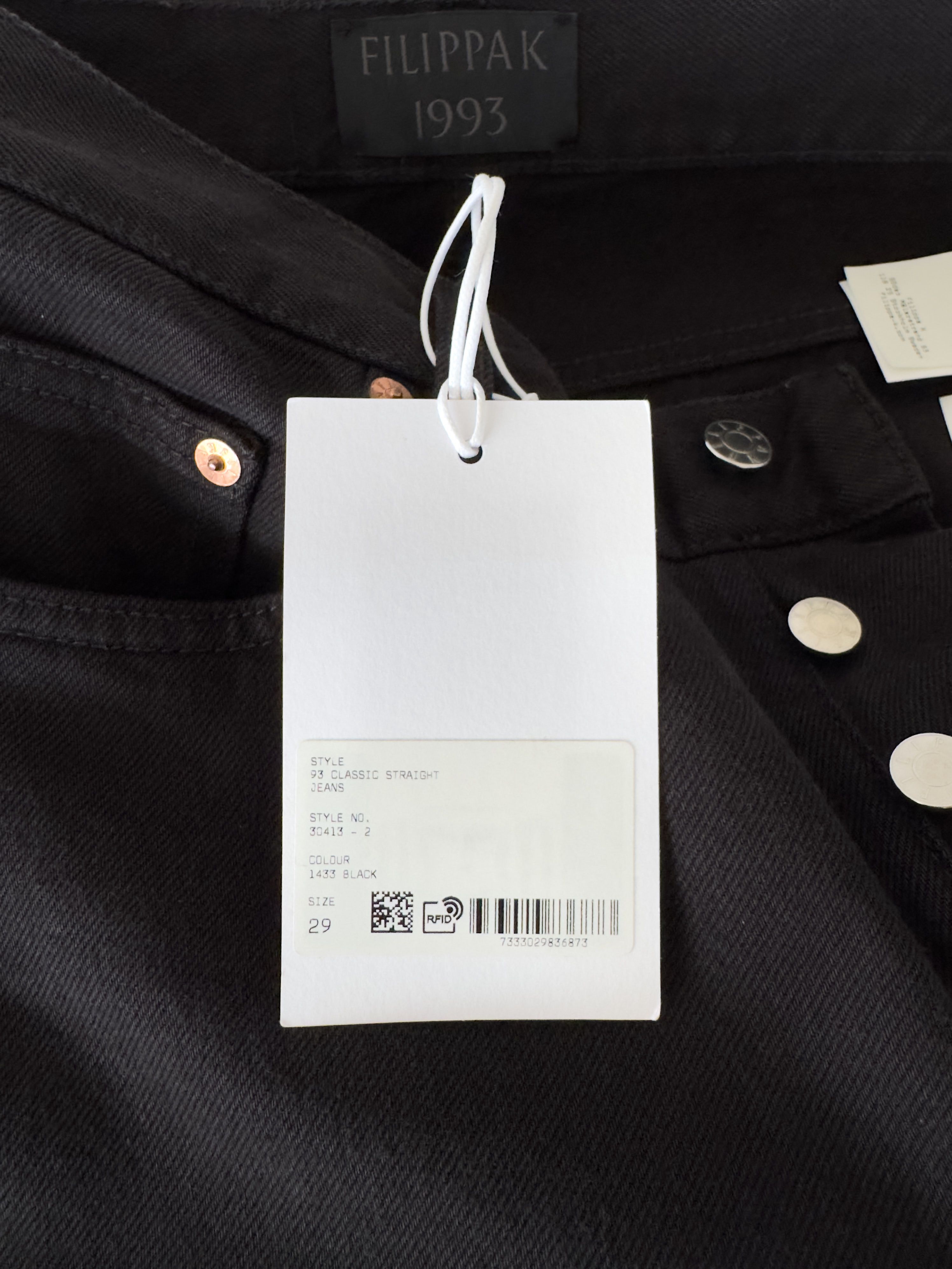 Filippa K 93 CLASSIC STRAIGHT JEANS Size US 29 - 5 Thumbnail
