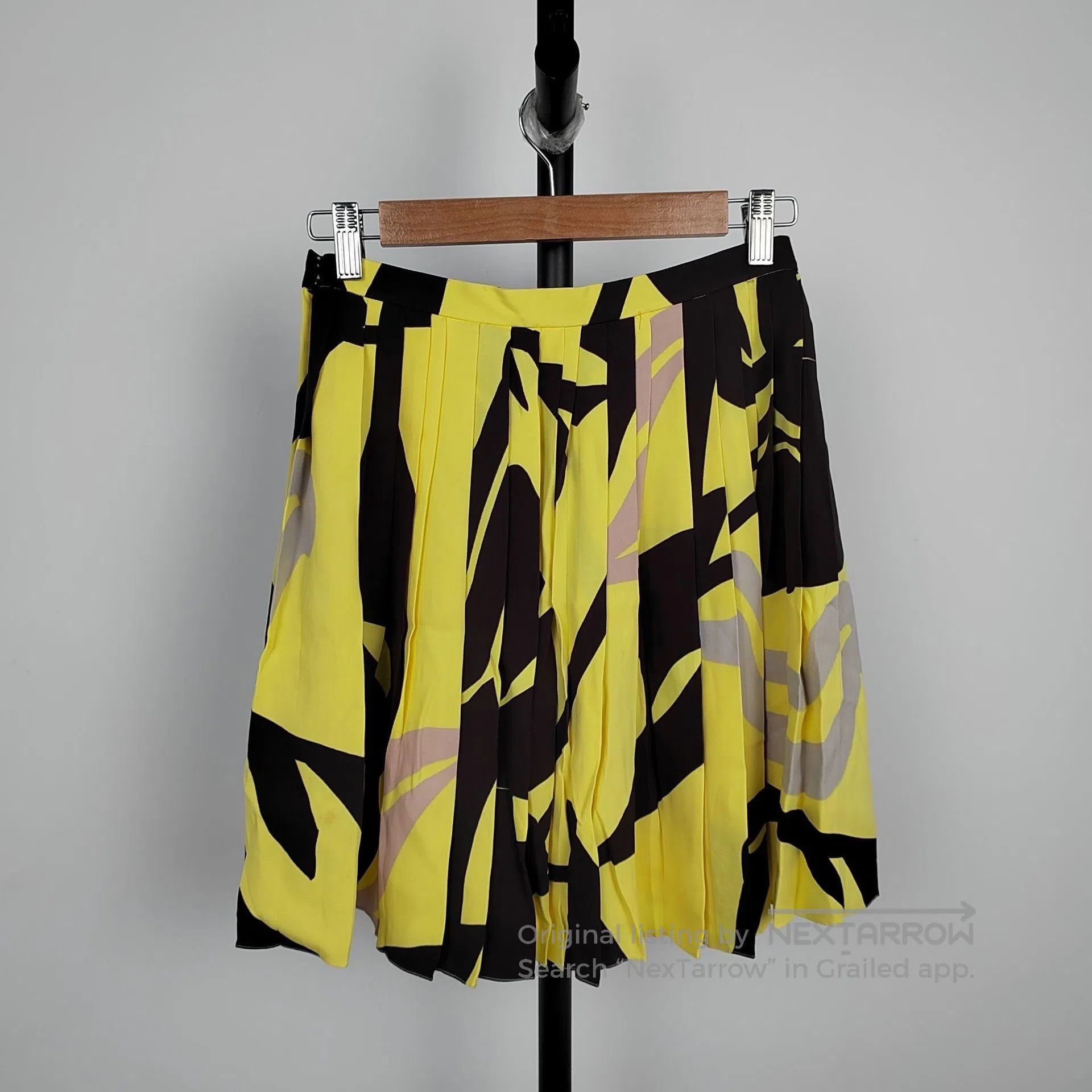 Dior Dior Yellow Graffiti Skirt| Size 35" - 2 Thumbnail
