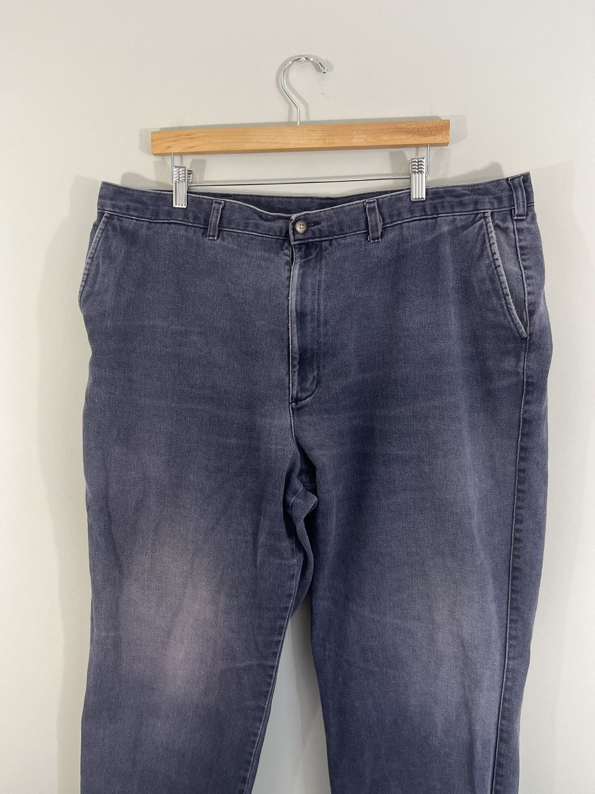 Vintage Oversized Sun Faded Basic Blank Distressed Pants Size US 40 / EU 56 - 2 Thumbnail