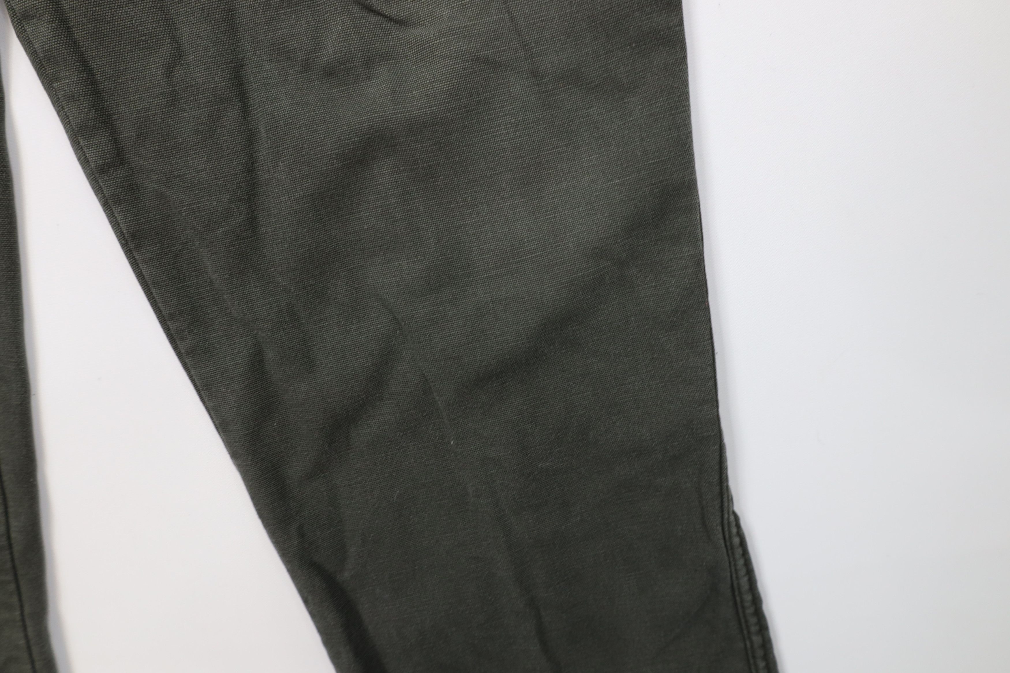L.L. Bean Vtg 90s LL Bean Lined Canvas Wide Leg Pants Green USA Size US 36 / EU 52 - 6 Thumbnail
