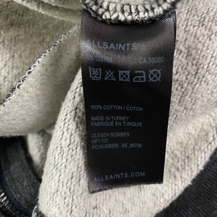 Allsaints Mens Zip Bomber Allsaints Size M Grailed