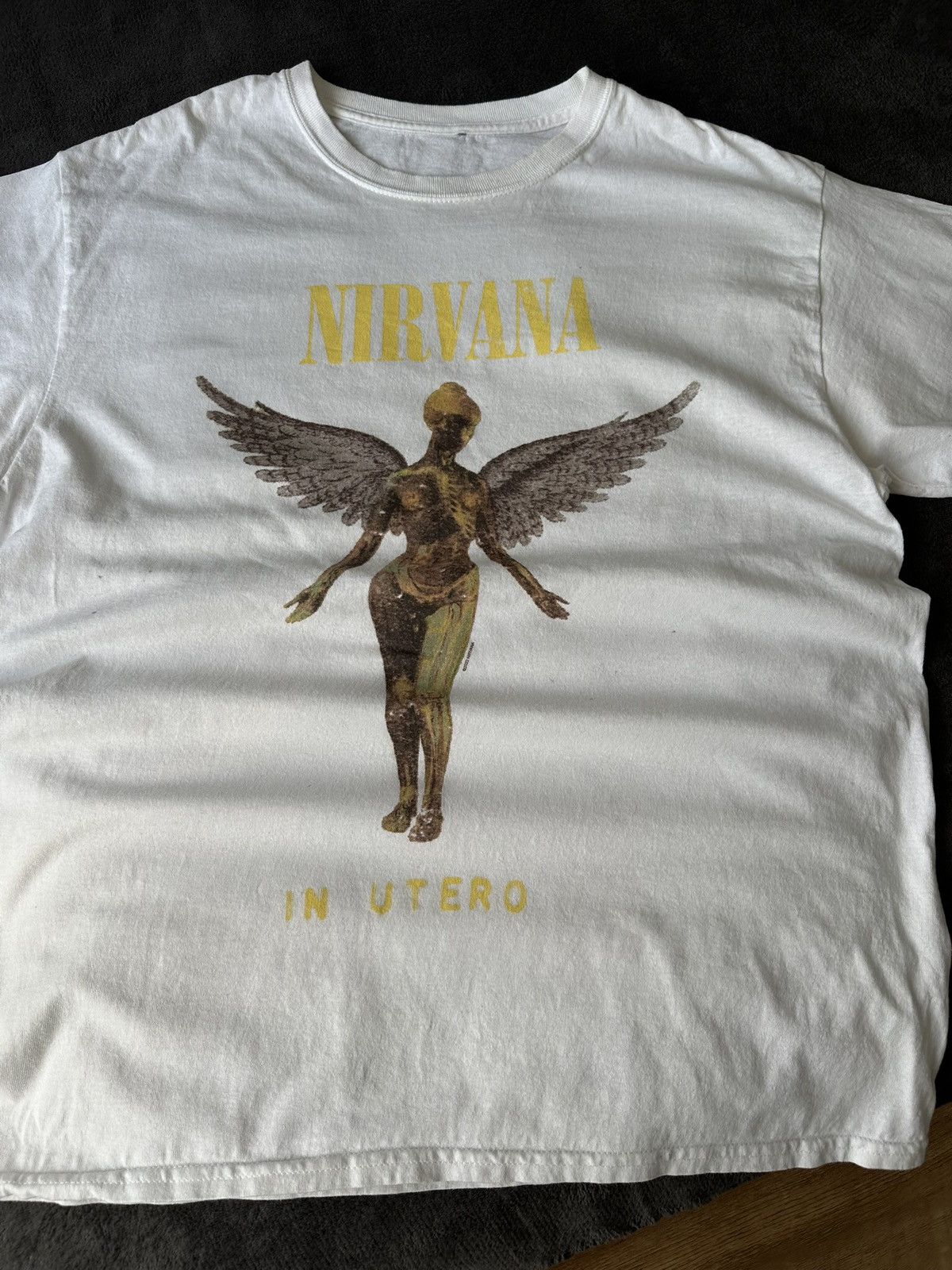 Band Tees × Vintage Nirvana Tee 2022 Tour White Size US L / EU 52-54 / 3 - 4 Thumbnail