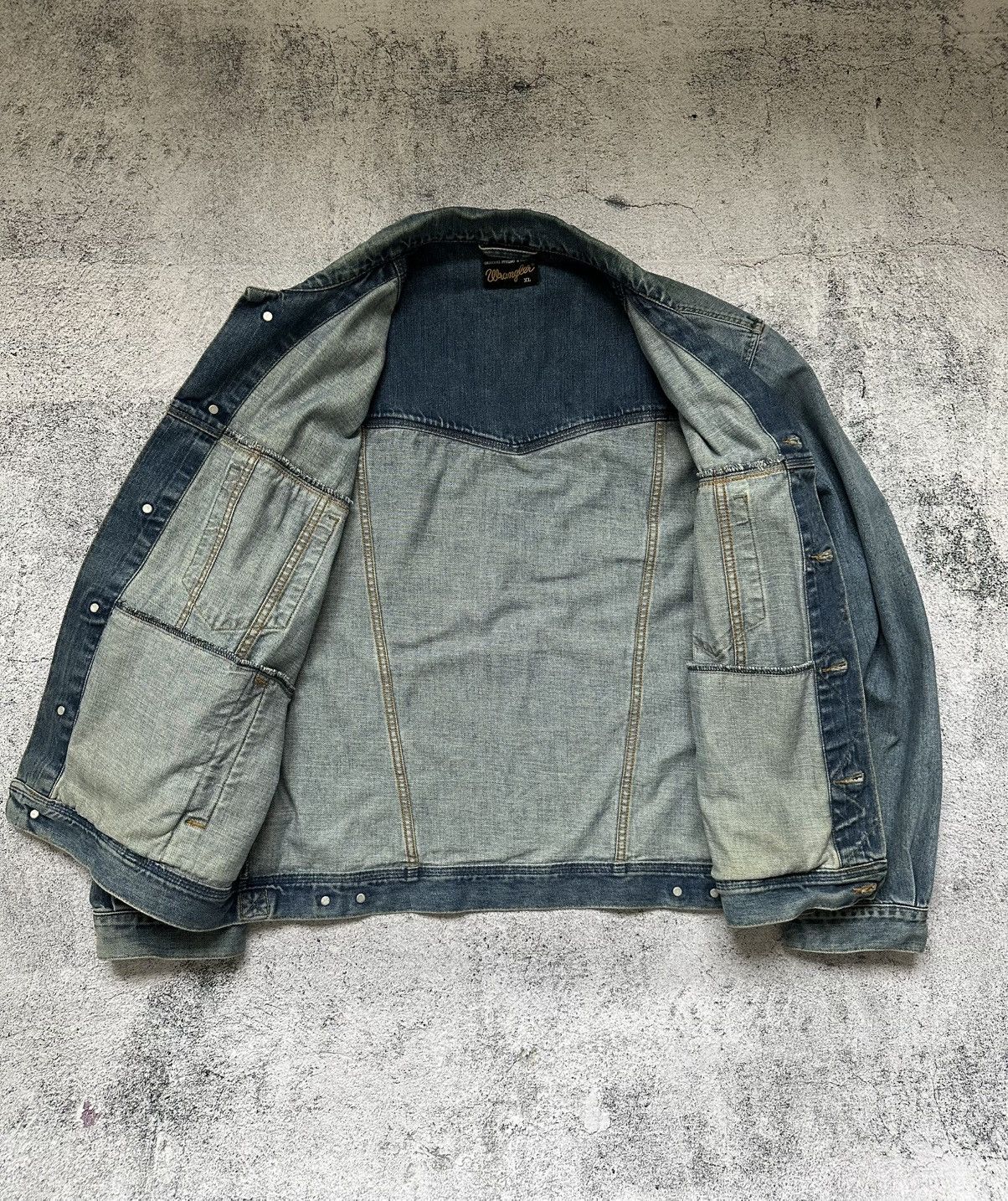 Wrangler Vintage Wrangler Denim Jacket Blue Xl Size Size US XL / EU 56 / 4 - 3 Thumbnail