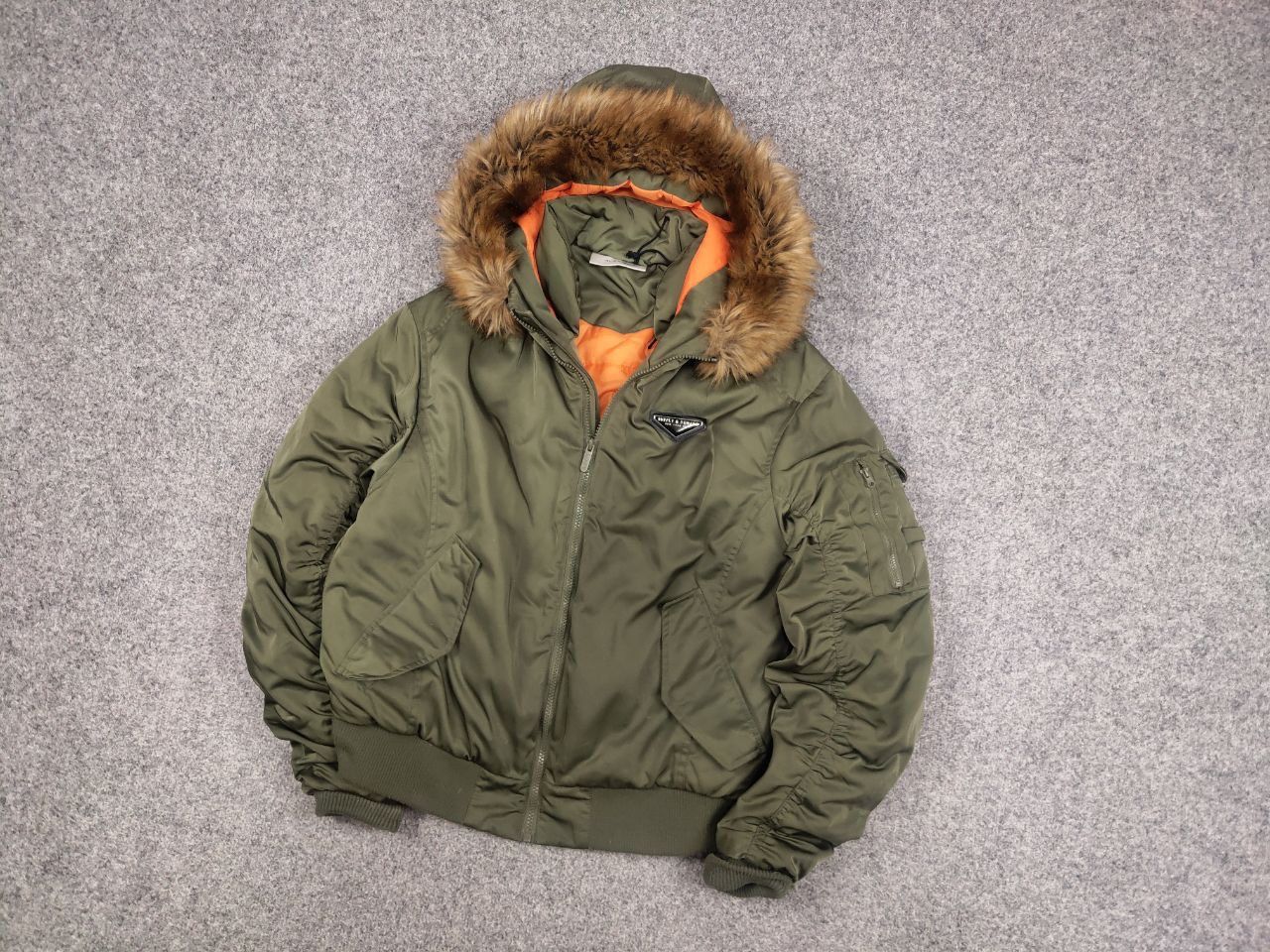 If Six Was Nine Vtg Fur Jacket if six was nine Style le grande bleu Bomber Size US S / EU 44-46 / 1 - 2 Thumbnail