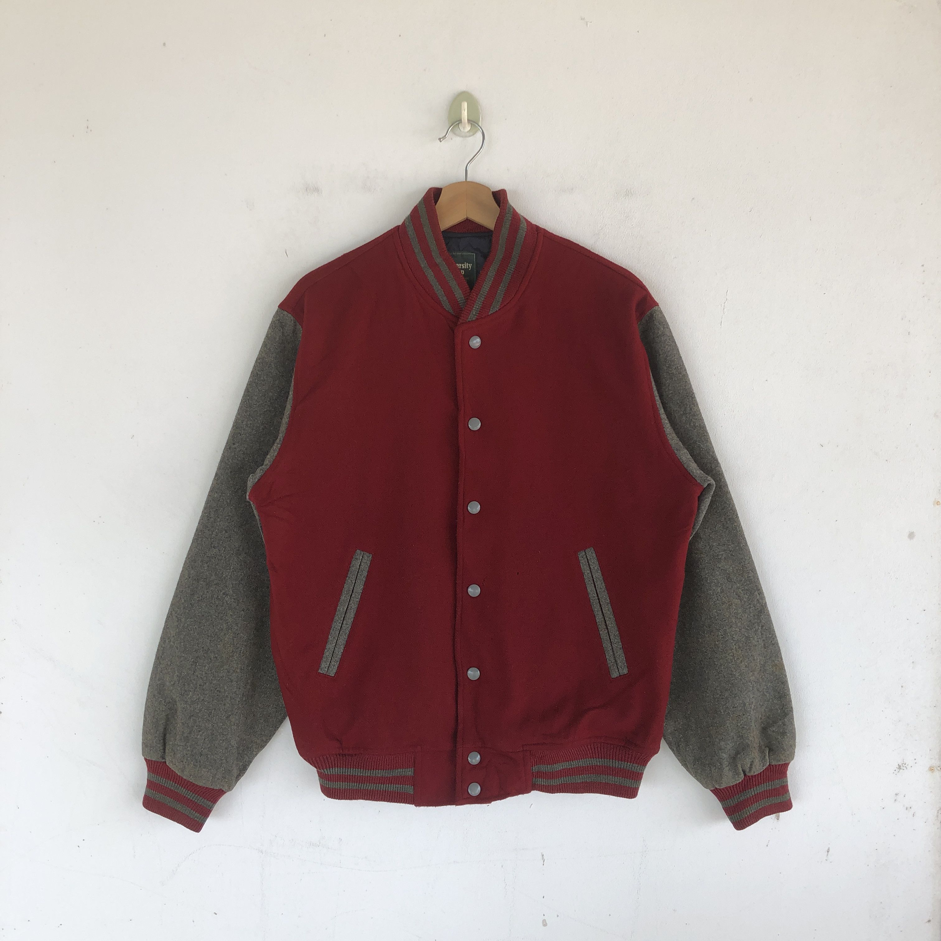 Japanese Brand Vintage Japanese Varsity Jackets Japanese Wool Jacket Size US M / EU 48-50 / 2 - 1 Thumbnail