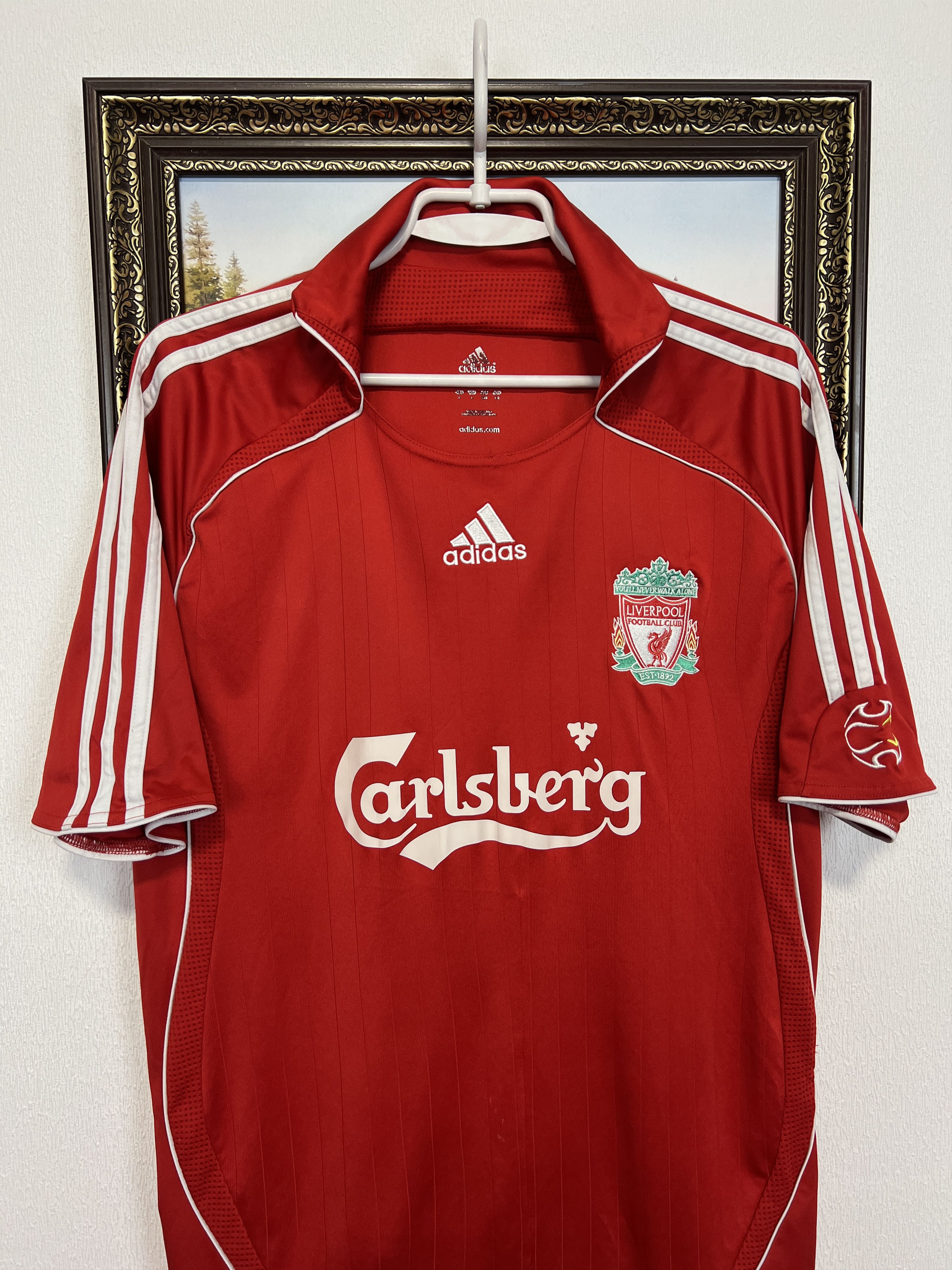 Adidas Liverpool Home football shirt 2006 Soccer Jersey Trikot Rare Size US L / EU 52-54 / 3 - 2 Thumbnail