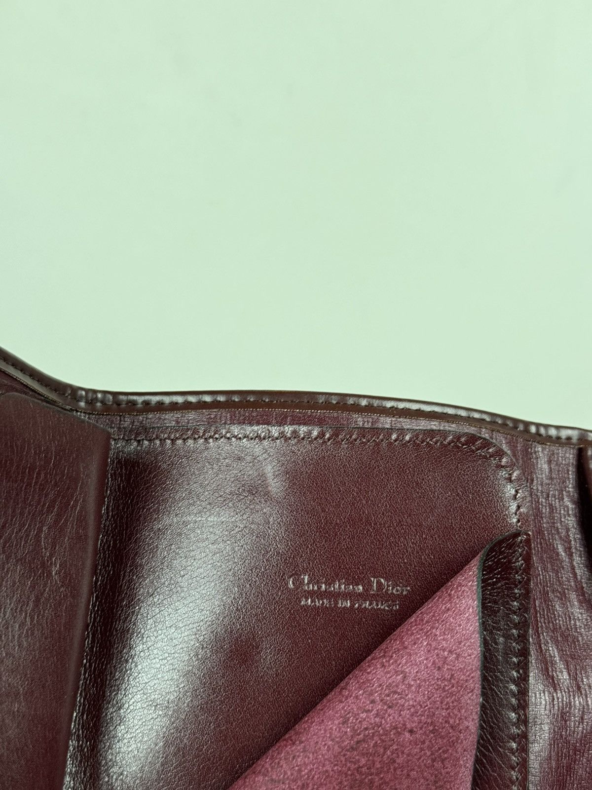 Dior Vintage rare leather wallet Christian Dior original luxury Size ONE SIZE - 4 Thumbnail