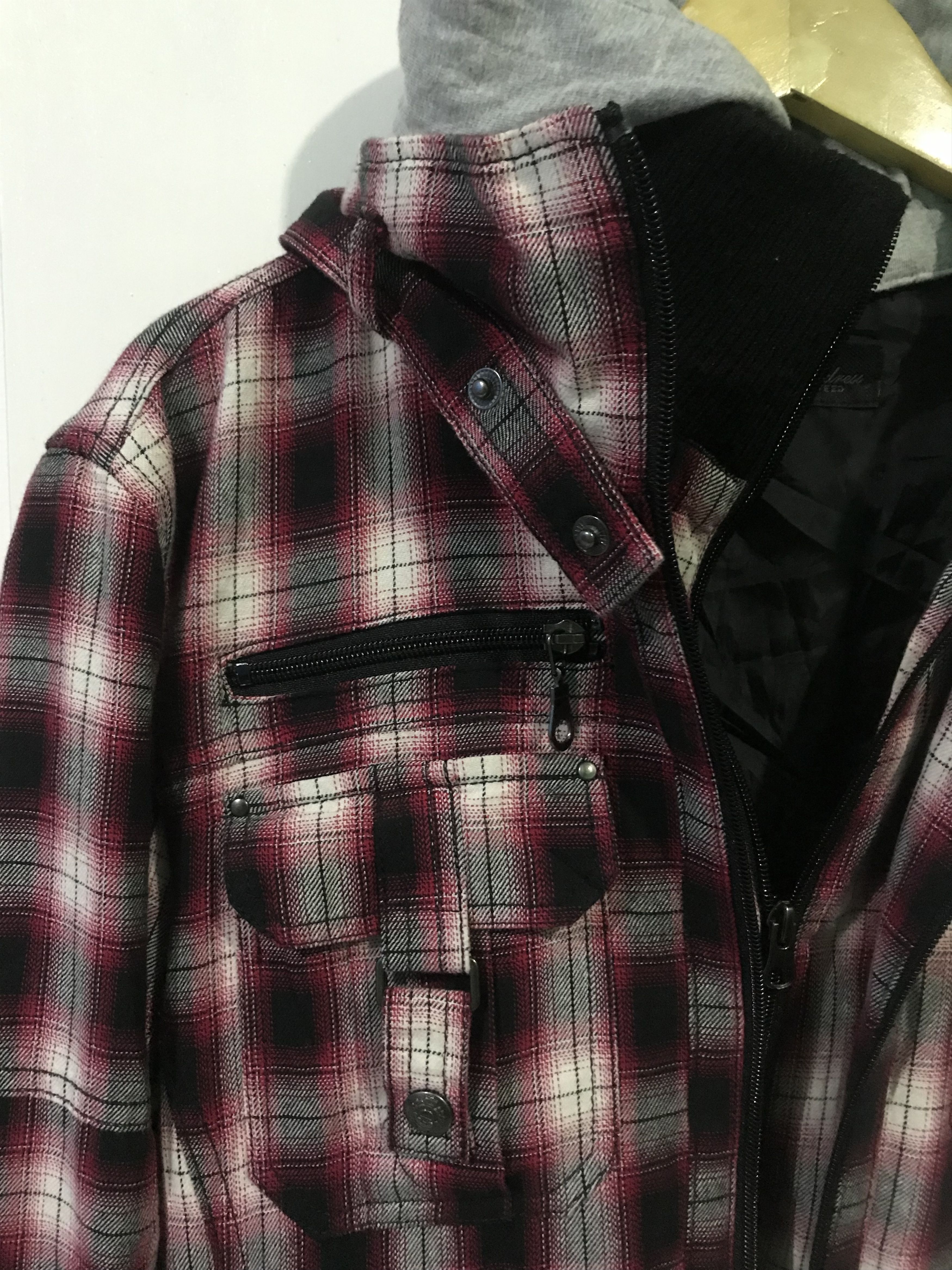 In The Attic Bareback realdress shadow plaid bono bondage jacket Size US L / EU 52-54 / 3 - 3 Thumbnail