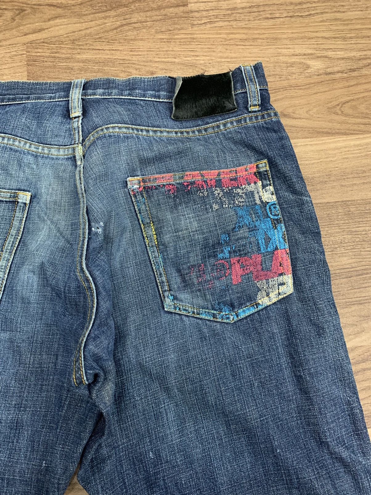 X-LARGE × Xlarge XLarge Denim Jeans Full Print Size US 32 / EU 48 - 3 Thumbnail