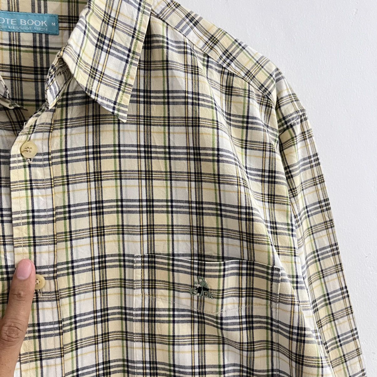 Japanese Brand Notebook - Plaid Longsleeve Shirt Size US L / EU 52-54 / 3 - 5 Thumbnail