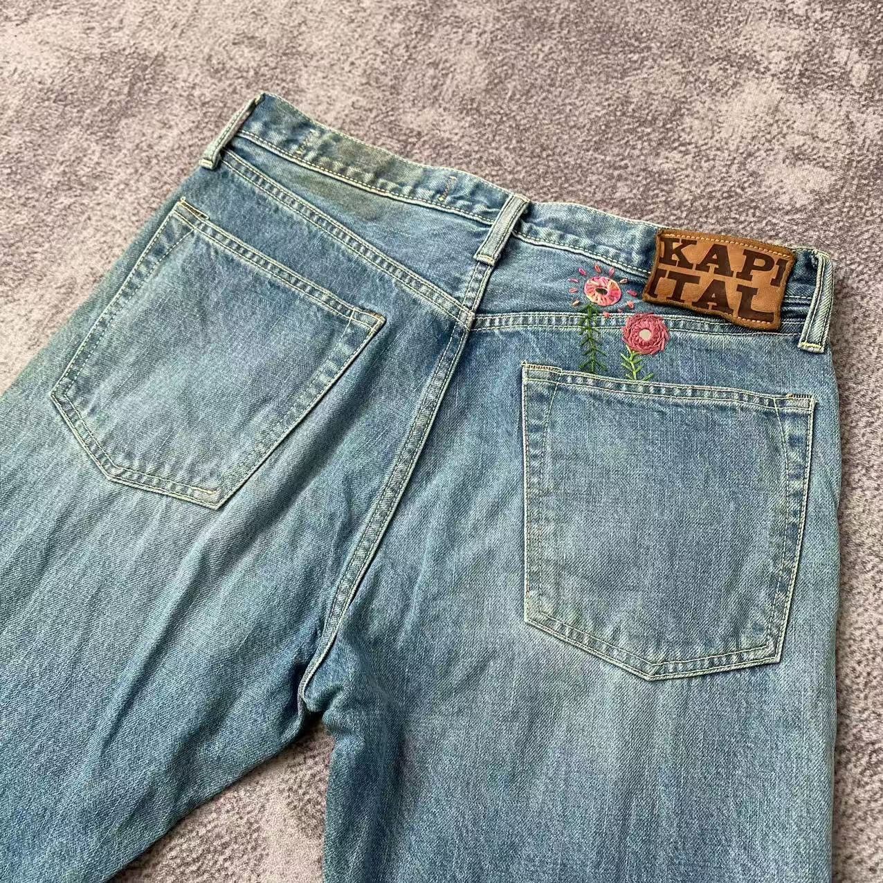 Kapital Kapital Monkey Cisco Patchwork Denim Jeans Size US 32 / EU 48 - 4 Thumbnail