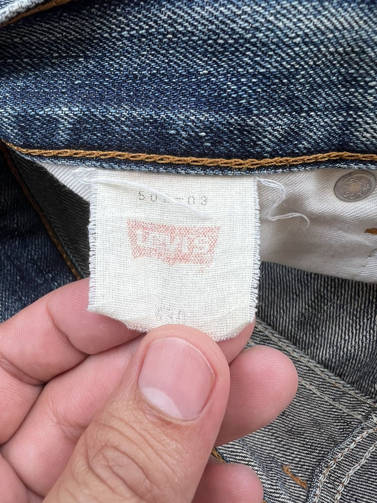 Levi's Vintage 90’s Levis 502 Distressed Mud Wash Jean Size US 30 / EU 46 - 24 Thumbnail