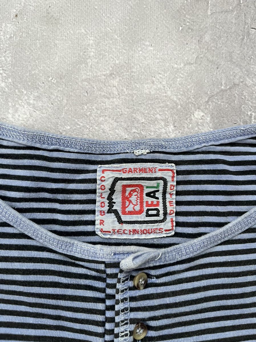 Brain Dead 💥Rare💥 DEAL Garment Dyed Color Striped Longsleeve Japan Size US L / EU 52-54 / 3 - 8 Thumbnail
