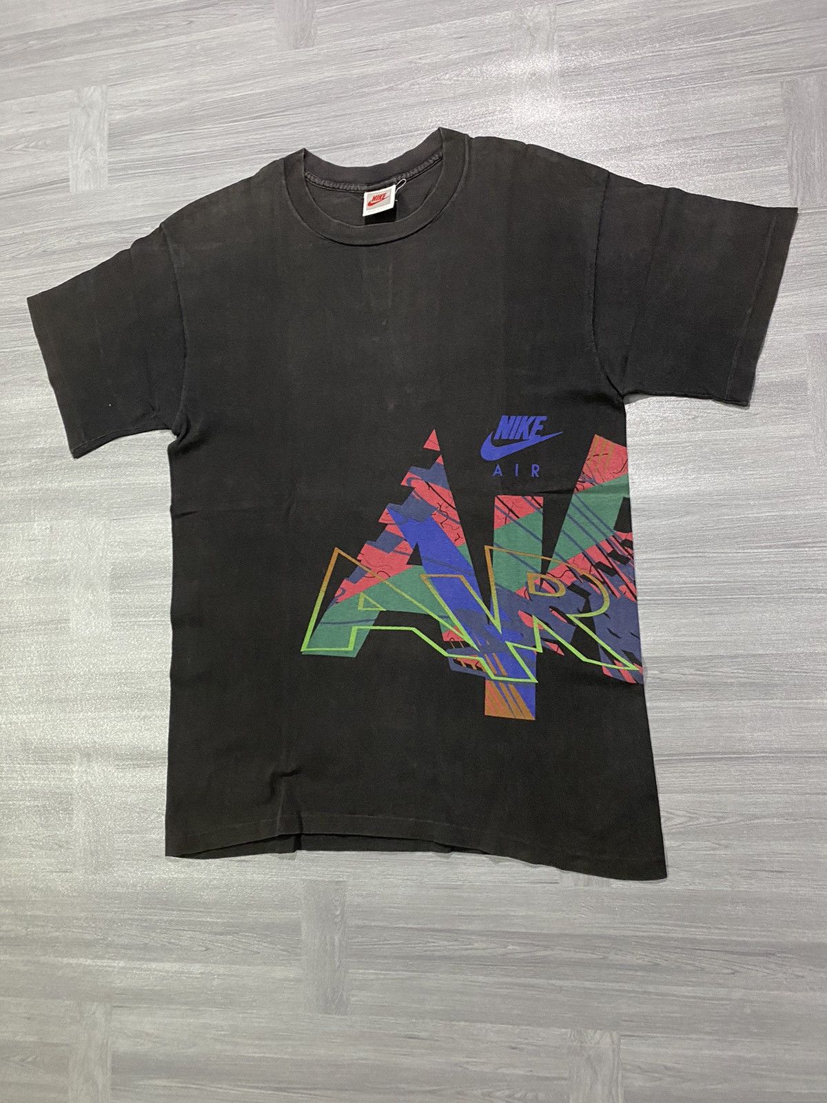 Nike Vintage 90s Nike Air Tee Size US M / EU 48-50 / 2 - 2 Thumbnail