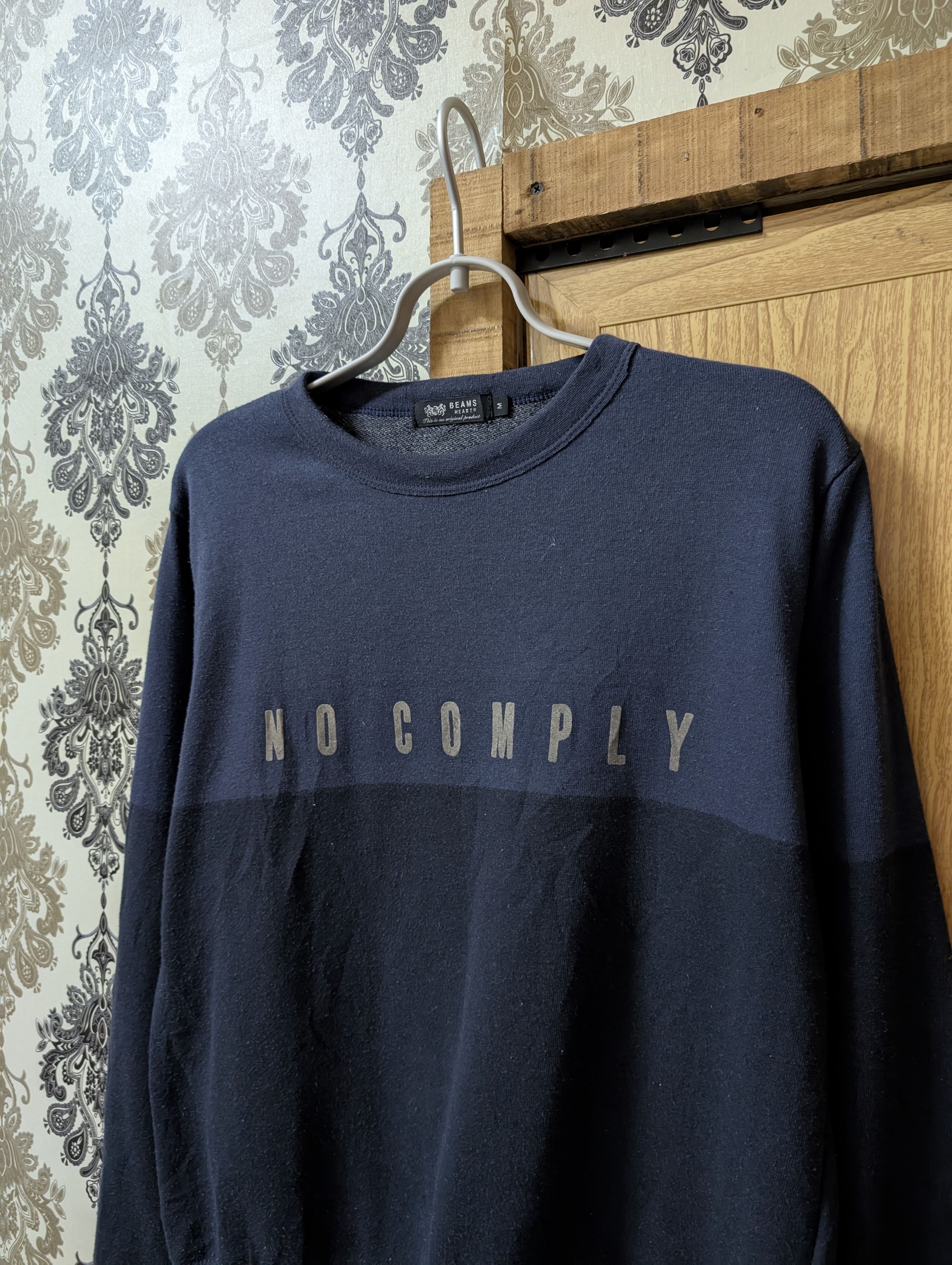 Beams Plus Beams Two Tone No Comply Sweatshirt Pullover Crewneck Size US M / EU 48-50 / 2 - 3 Thumbnail