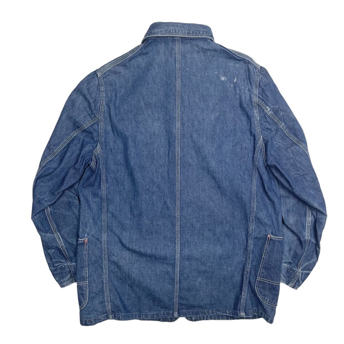 Vintage 1940s Spiegel Workmaster Chore Coat - Large Size US L / EU 52-54 / 3 - 2 Thumbnail