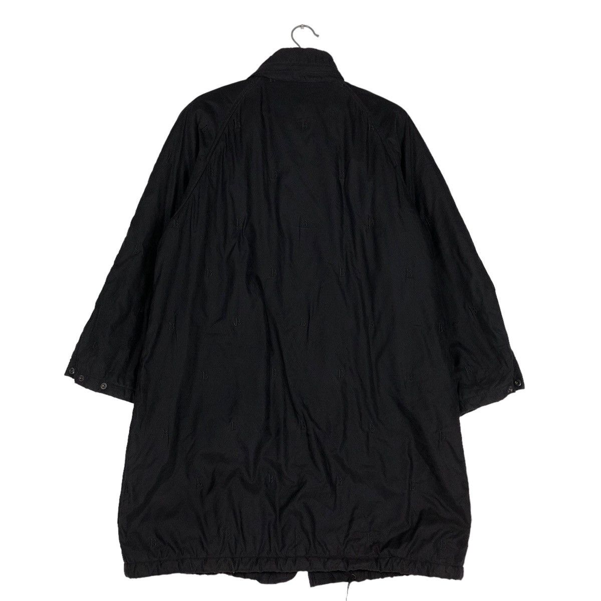 Burberry 🔥Vintage Long Jacket Rich Black Nova Check Burberry London Size US M / EU 48-50 / 2 - 8 Thumbnail