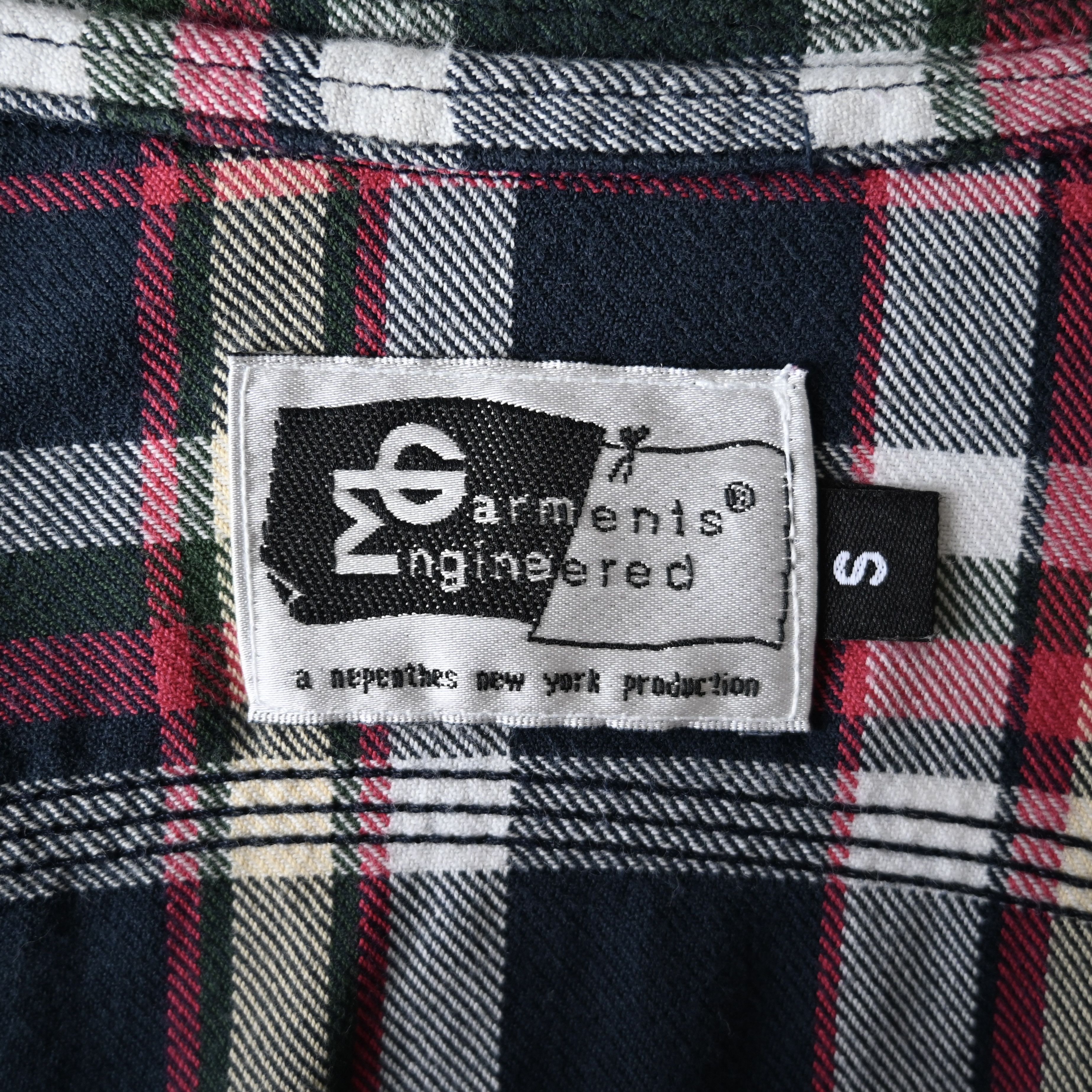 Engineered Garments VTG 2000s Engineered Garments flannel cotton work shirt Size US S / EU 44-46 / 1 - 13 Thumbnail