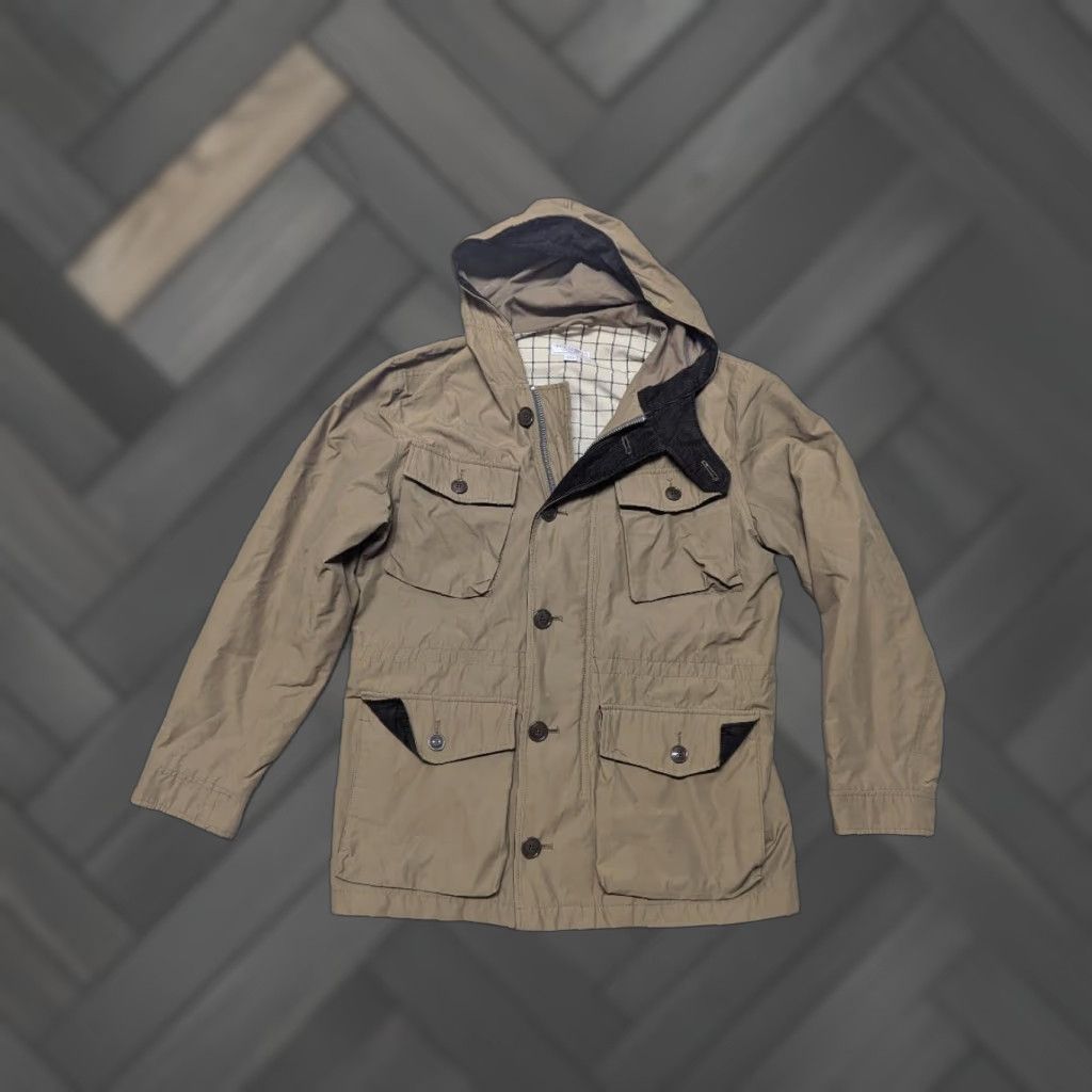 Wallace & Barnes Wallace & Barnes lightweight utility parka M nylon/cotton AA146 coat jacket Mens Regular M Brown Golden nylon/cotton parka coat Size US M / EU 48-50 / 2 - 1 Thumbnail