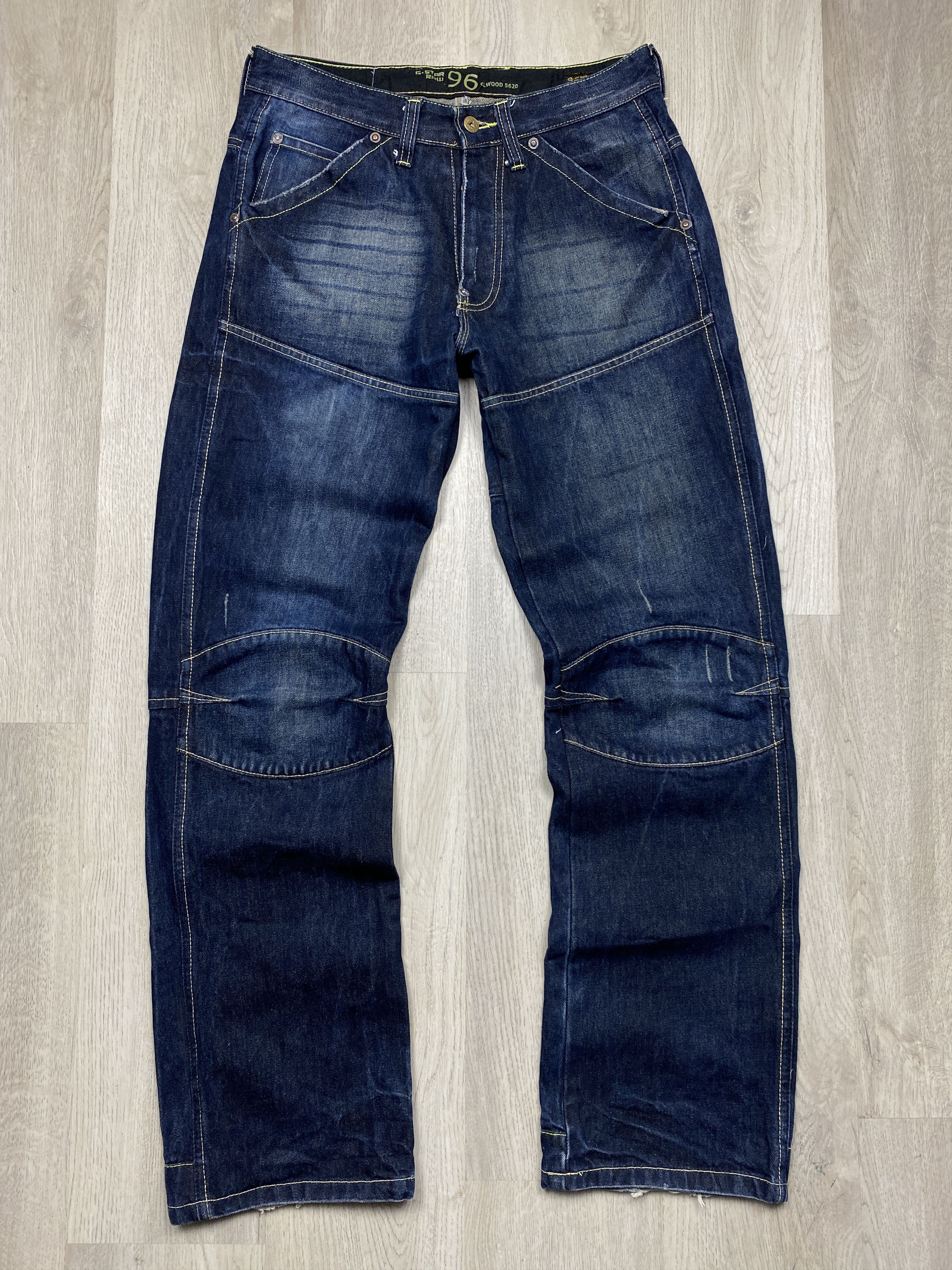 G-Star G Star Raw Vintage 5620 Elwood Denim Double Knee Pants Jeans Size US 32 / EU 48 - 4 Thumbnail