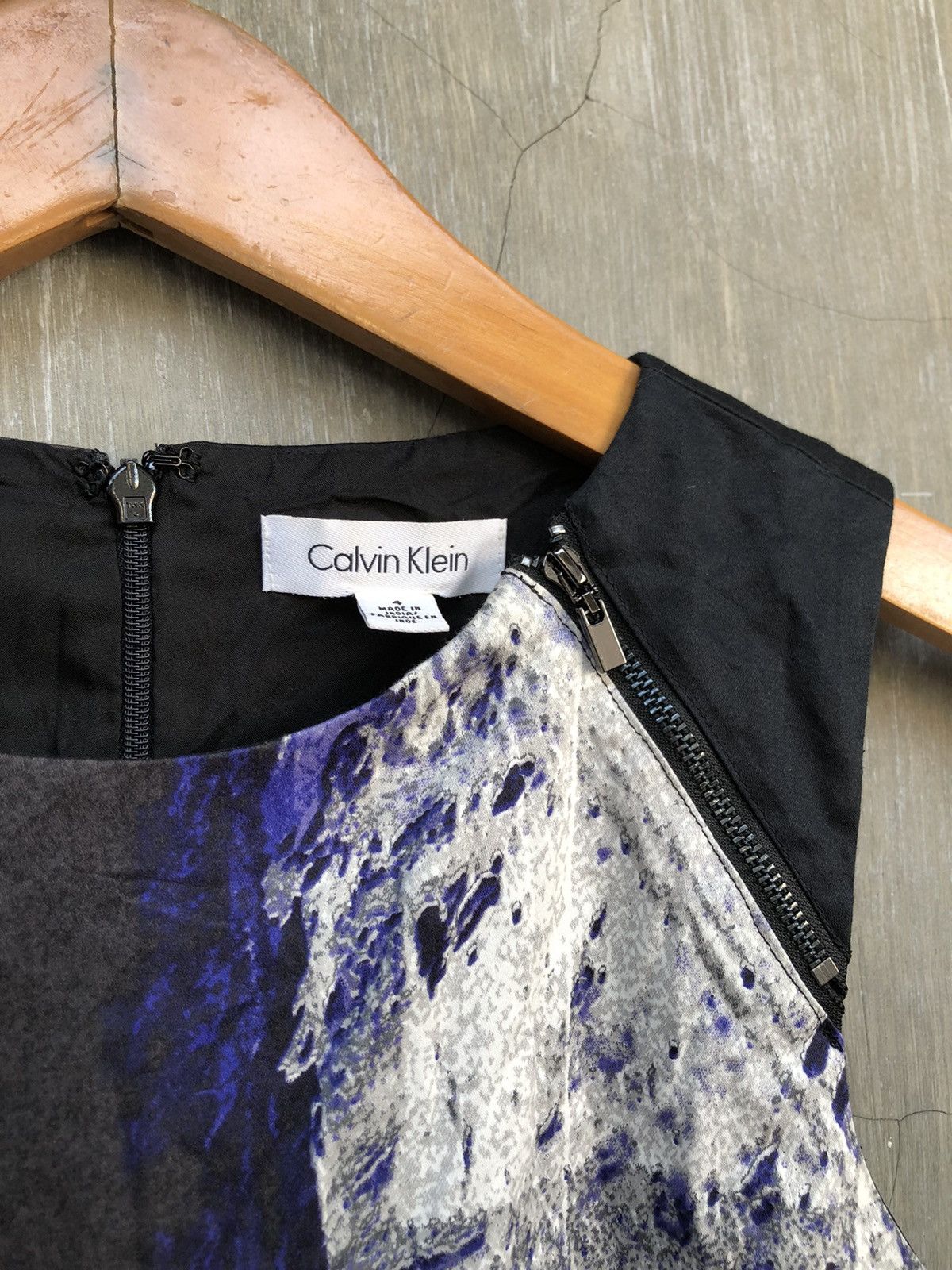 Calvin Klein Calvin Klein Abstract Midi Dress Size S / US 4 / IT 40 - 4 Thumbnail