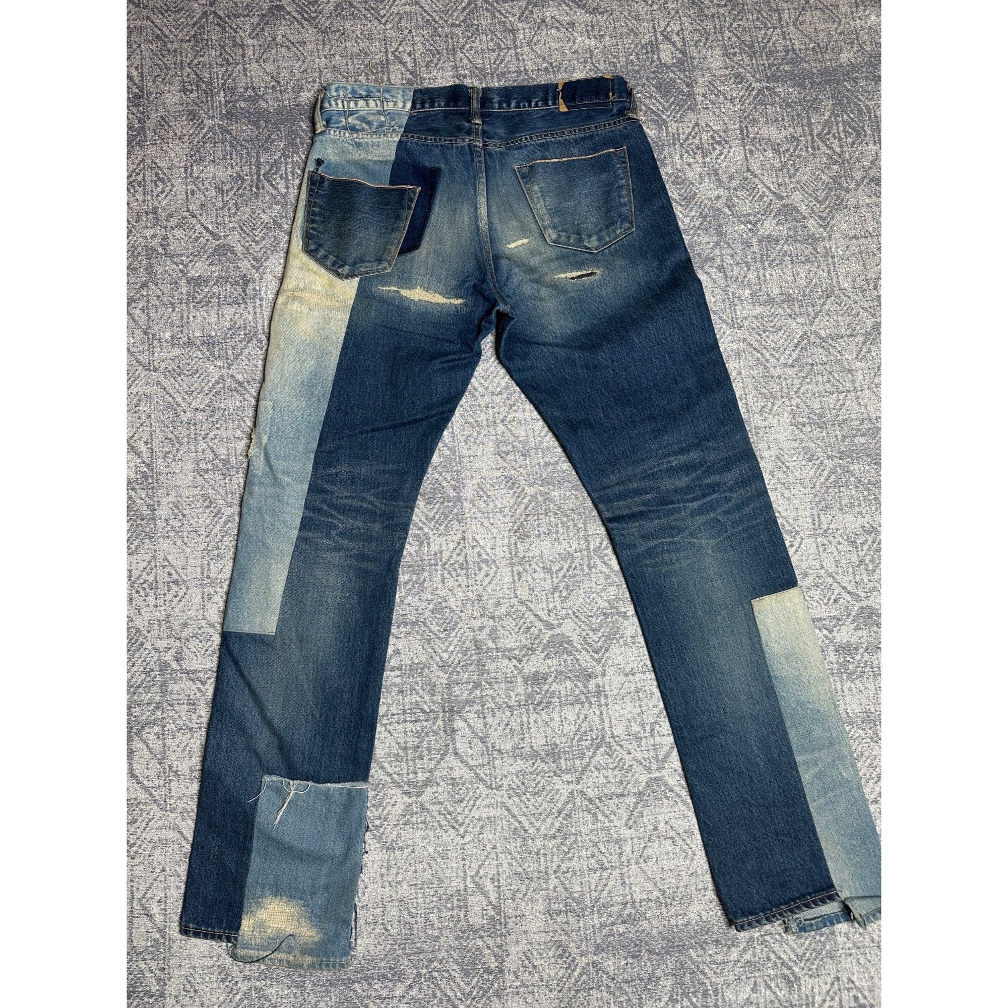 KURO Kuro Denim Japanese vintage selvedge remake jeans, made in J Size US 33 - 10 Thumbnail