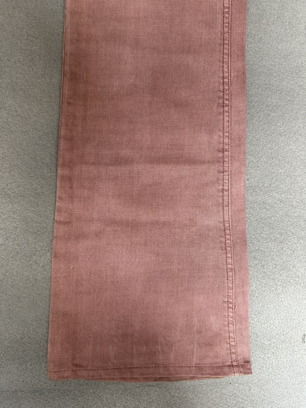 Japanese Brand FLARE Difference Rupert Pink Denim Size US 31 - 5 Thumbnail