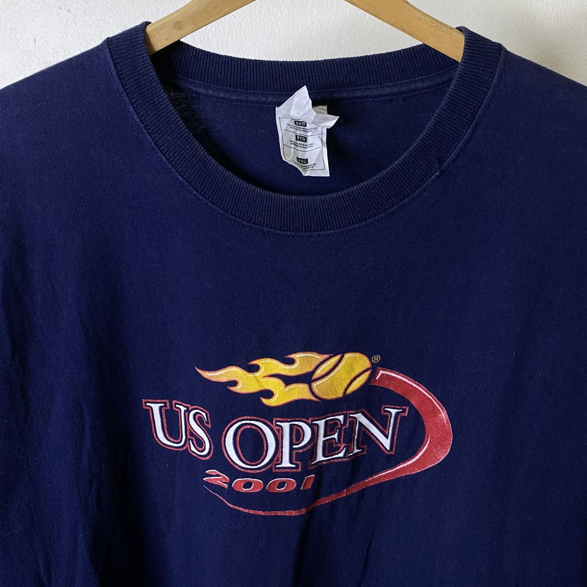 Vintage 2001 Tennis Tournament US Open Promo T Shirt Size US XXL / EU 58 / 5 - 2 Thumbnail