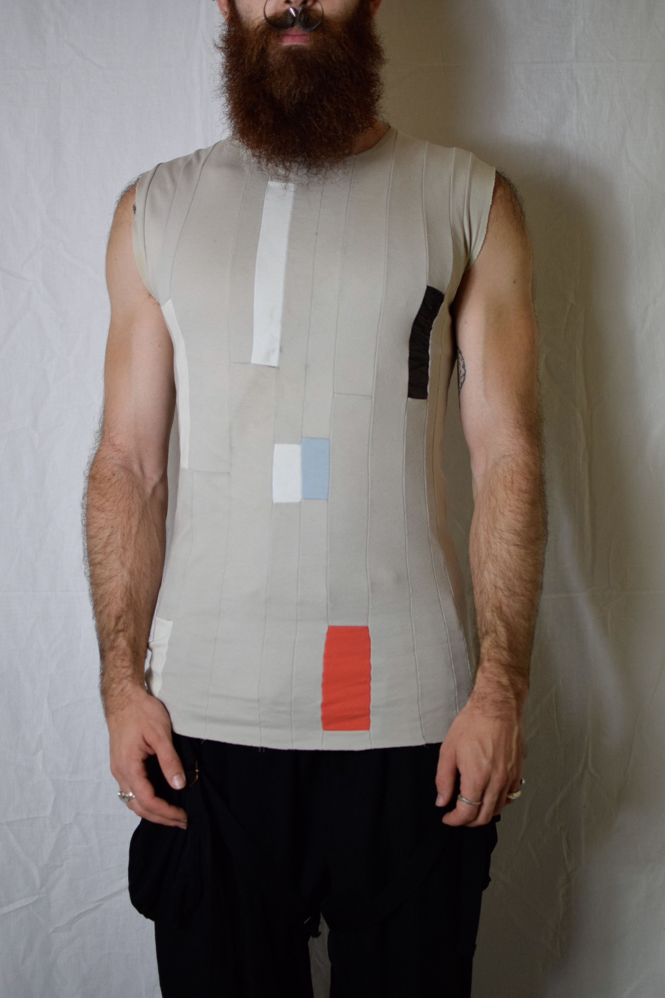 Raf Simons Raf Simons SS07 Color-blocked Tank Top | Grailed